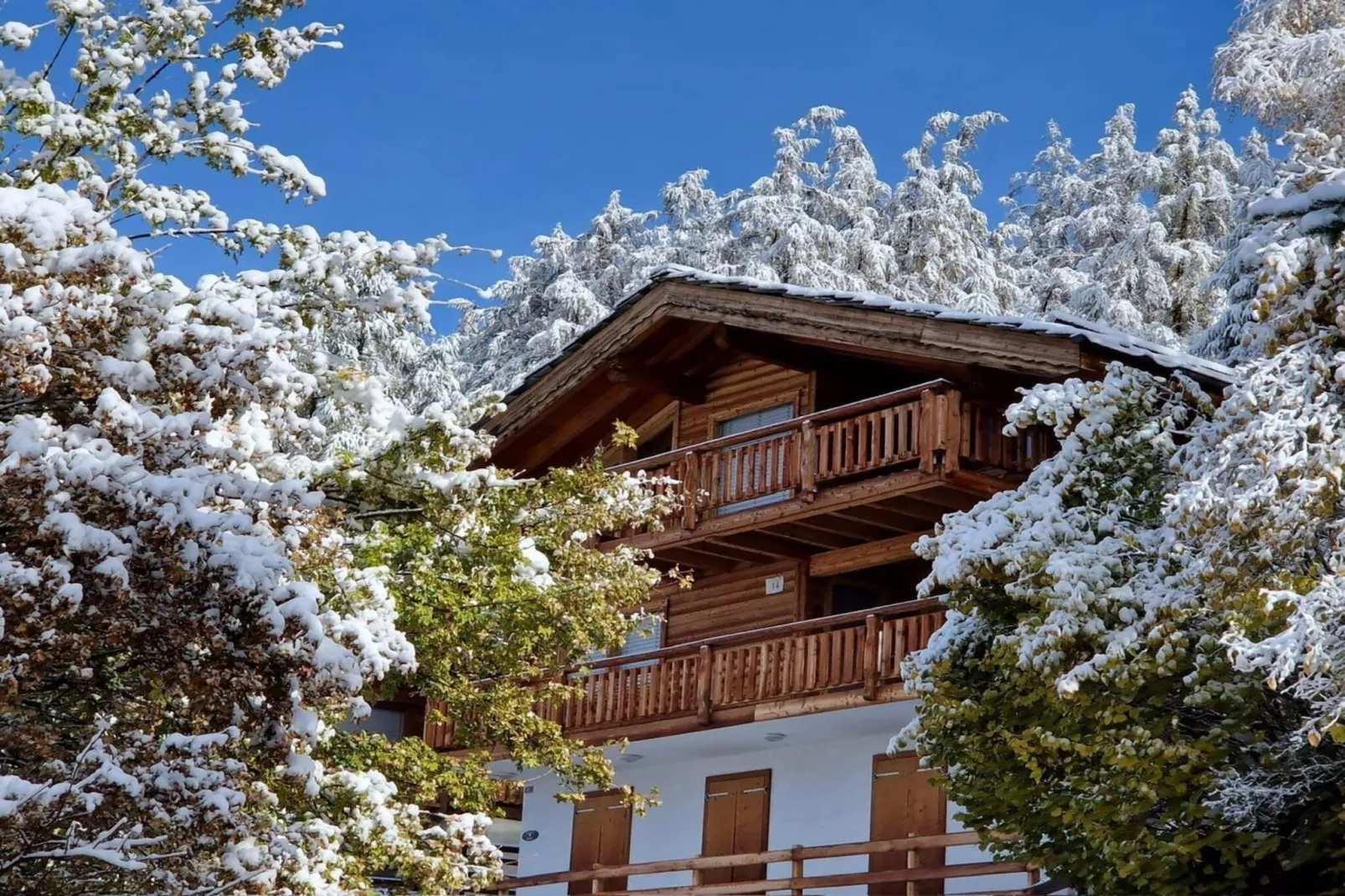 Tschoueilles 014 MOUNTAIN & VIEW - chalet 12 pers-Außenbereich Winter