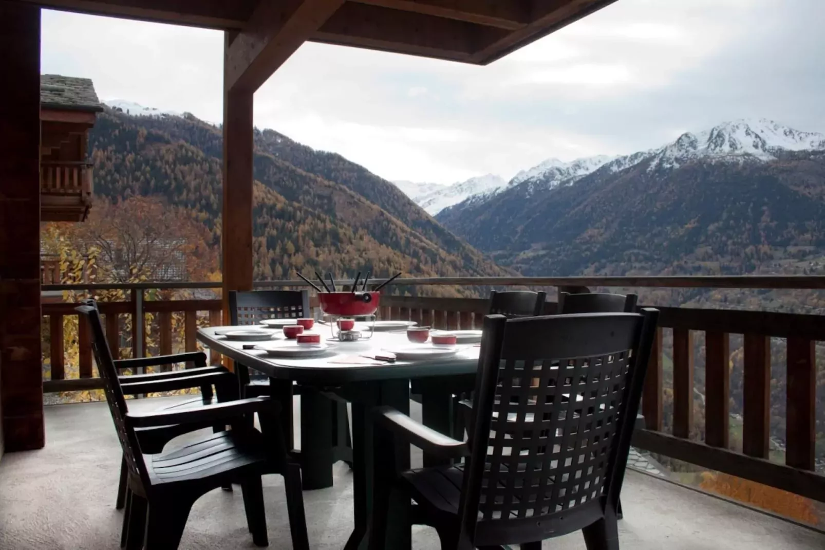 Tschoueilles 013 MOUNTAIN & VIEW - chalet 12 pers-Terrassenbalkon