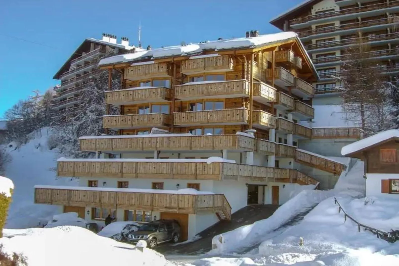 Terrasses du Paradis 7B CENTER 8 pers apart-Exterior winter