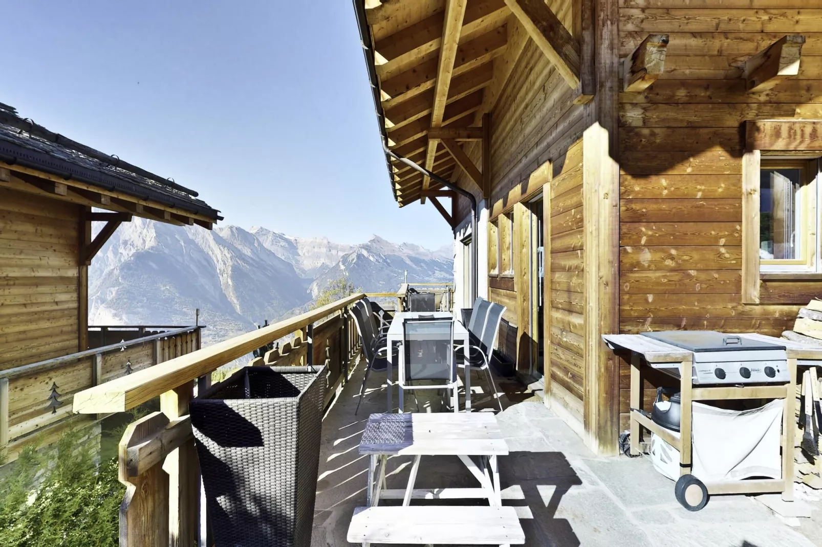 Appaloosa - FABULOUS & LUXE chalet 12 pers-Terrassenbalkon