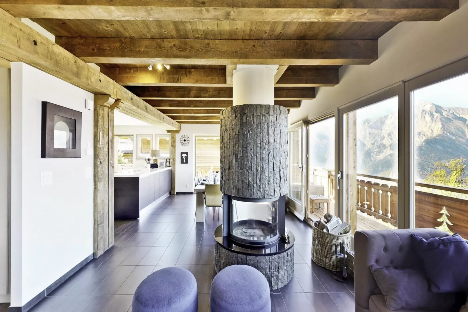 Appaloosa - FABULOUS & LUXE chalet 12 pers-Wohnzimmer