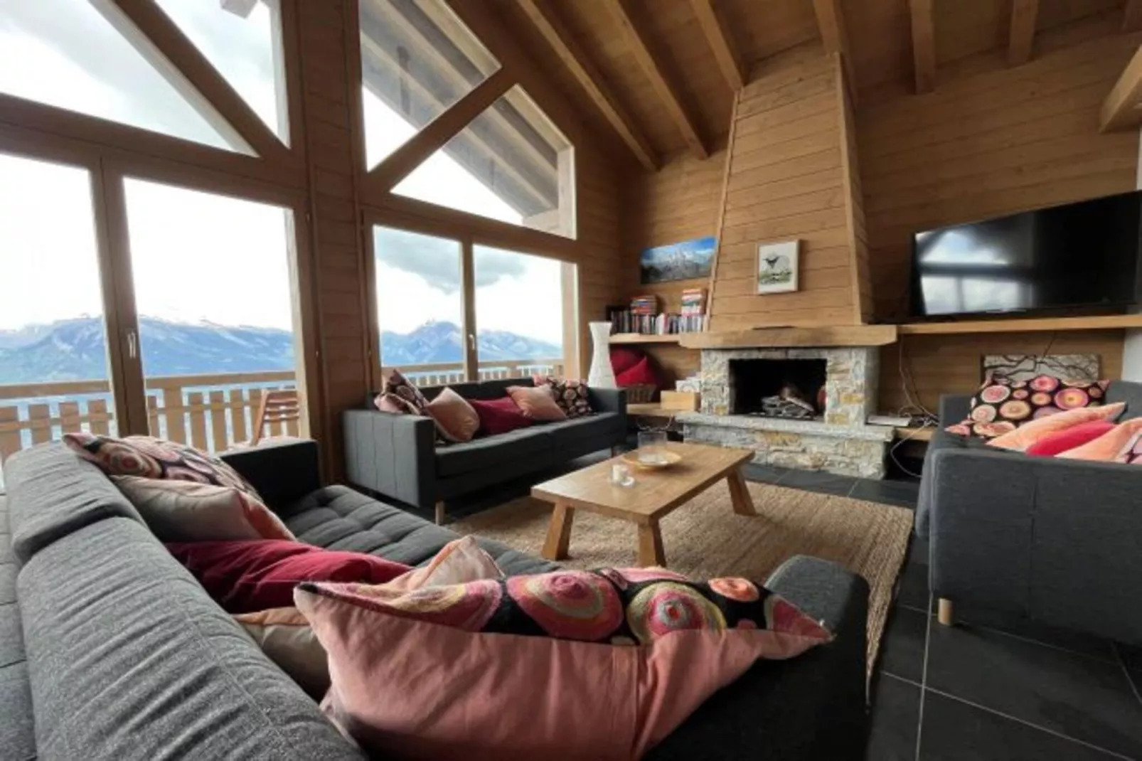 Appaloosa - FABULOUS & LUXE chalet 12 pers-Wohnzimmer