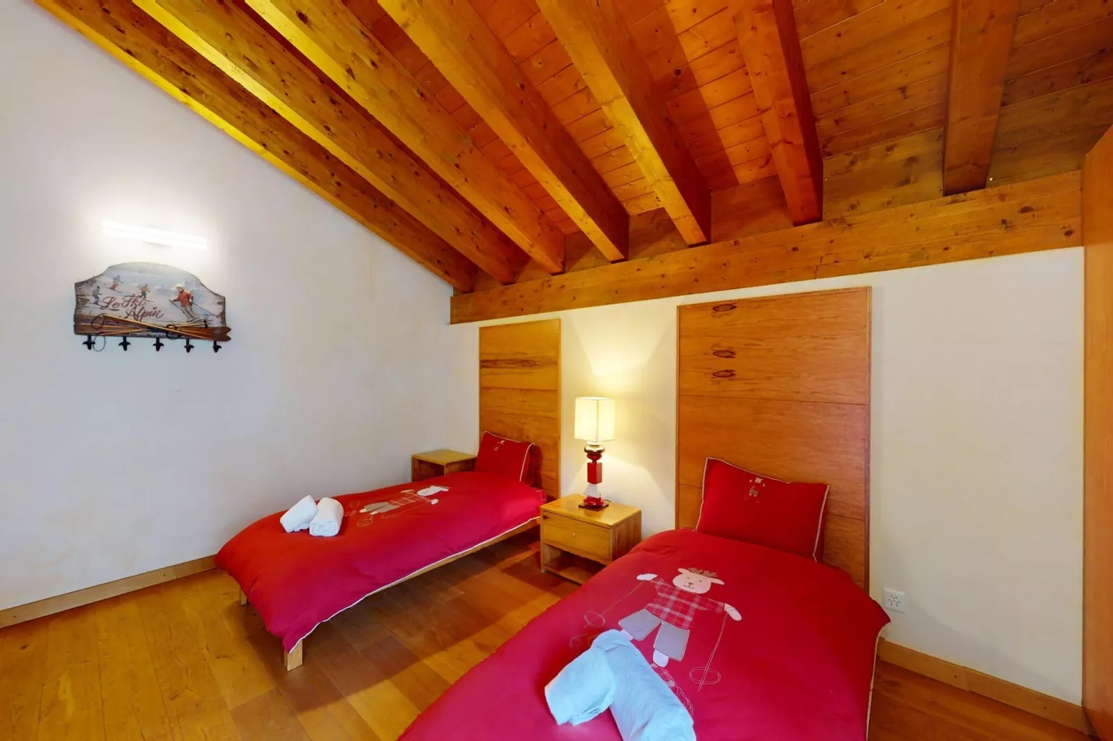 Axaari - VIEW & SWIMMING POOL chalet 10 pers-Schlafzimmer