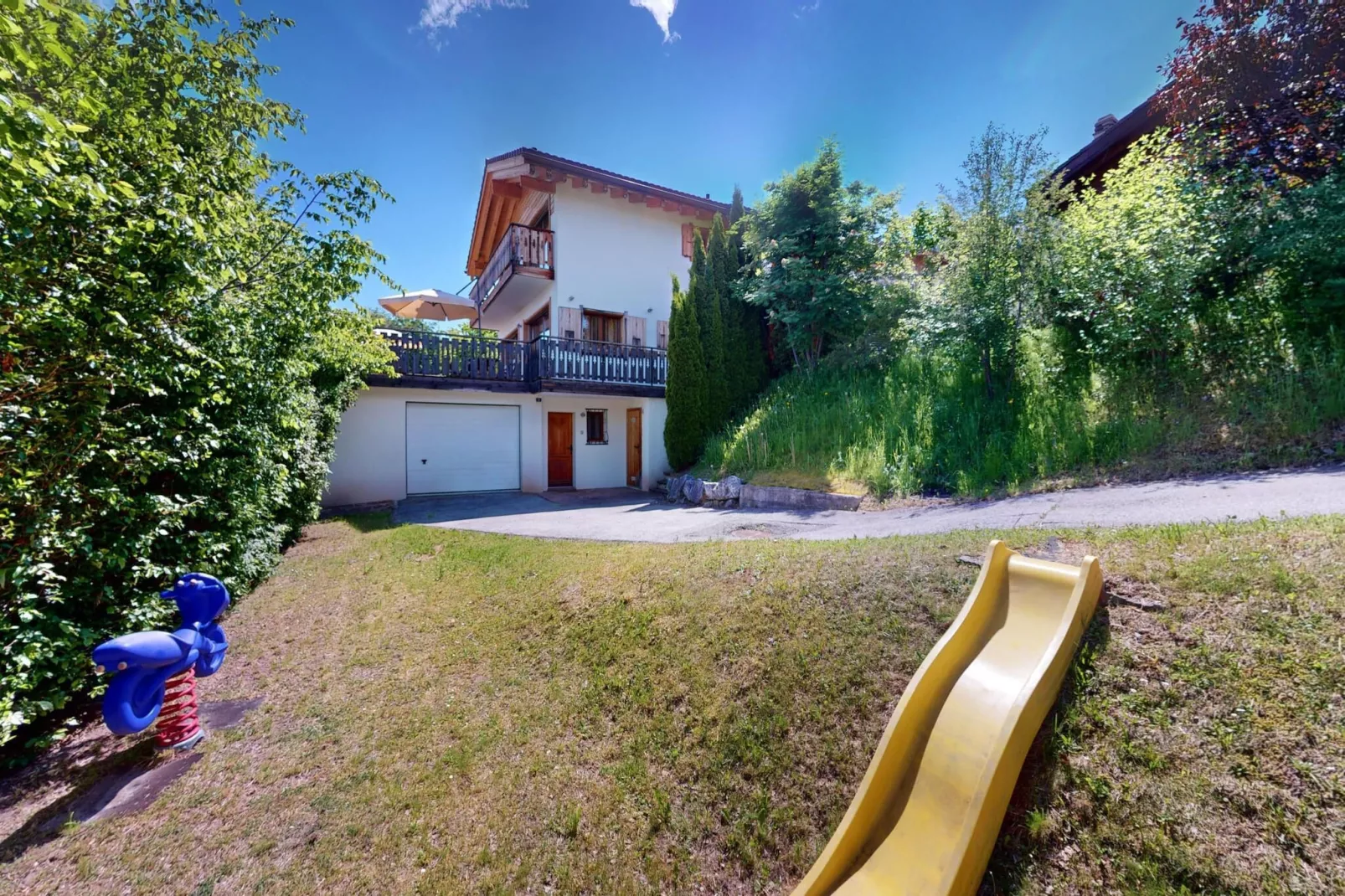 Axaari - VIEW & SWIMMING POOL chalet 10 pers-Gärten Sommer