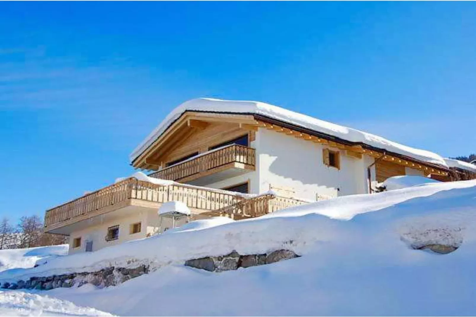 Axaari - VIEW & SWIMMING POOL chalet 10 pers-Außenbereich Winter
