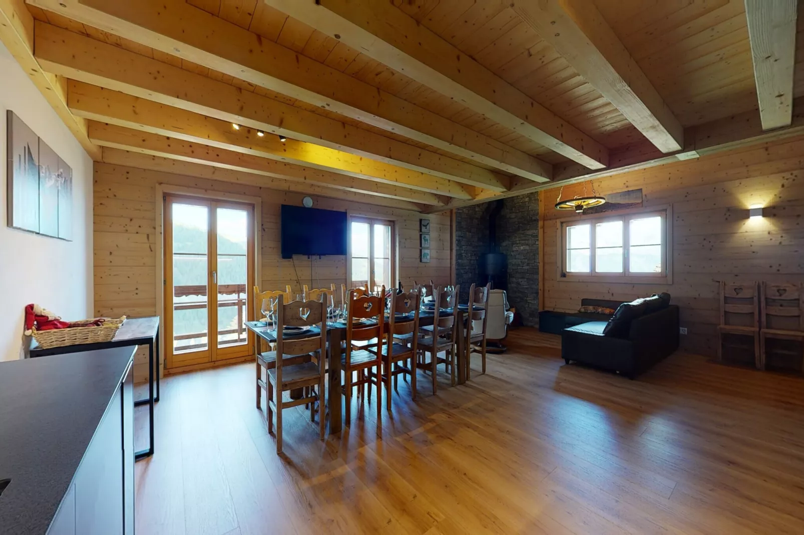Des Alpes 003 - ON THE SLOPES apartment 10 pers-Dining room