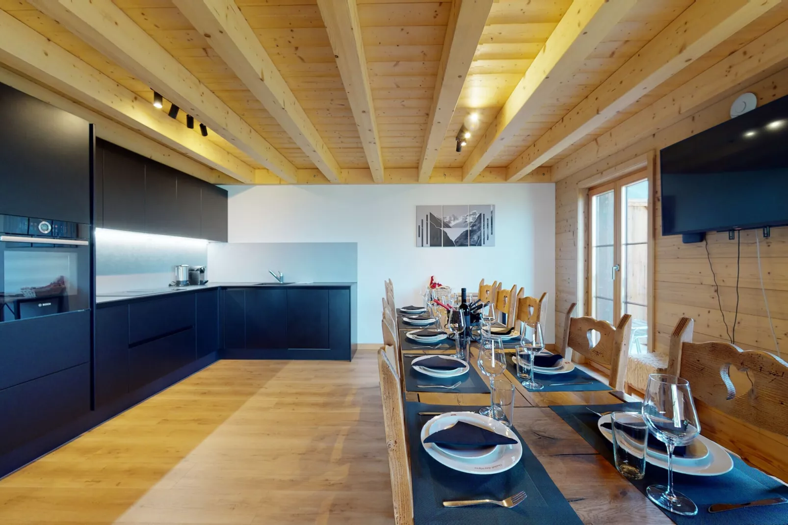 Des Alpes 003 - ON THE SLOPES apartment 10 pers-Dining room