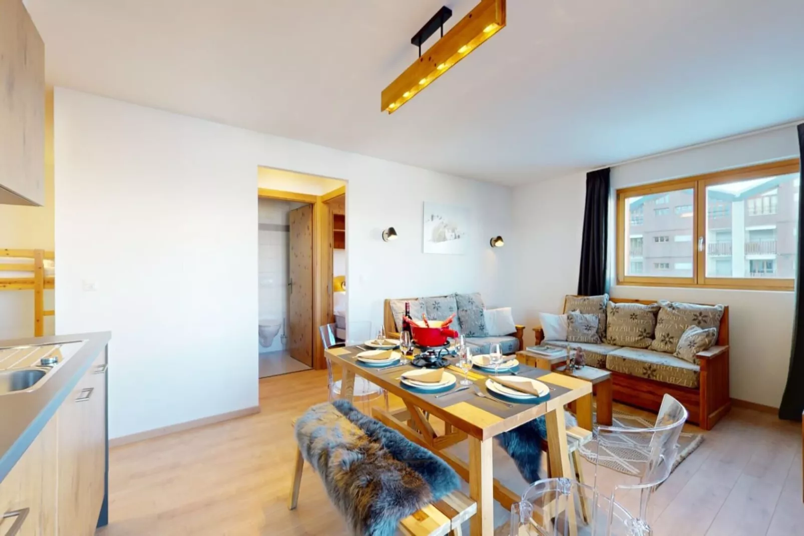 Pracondu 1 301 - OUTDOOR & FUN apartment 8 pers-Living room