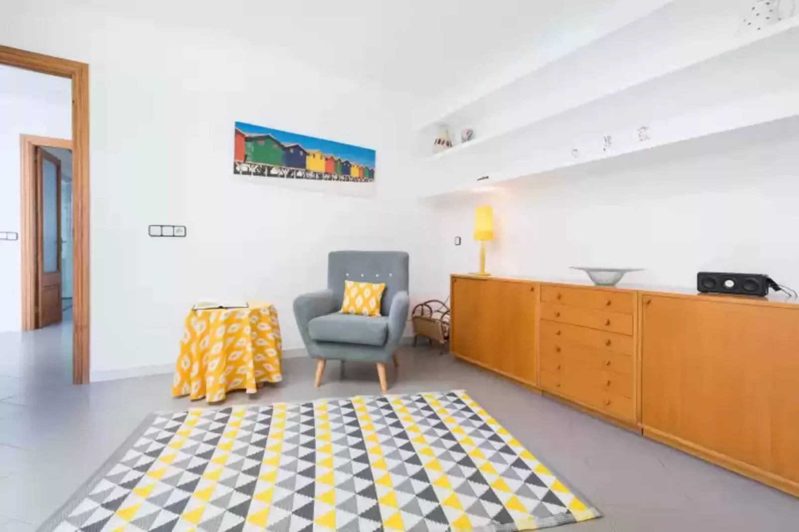 Can Roig (caldes)-Living room