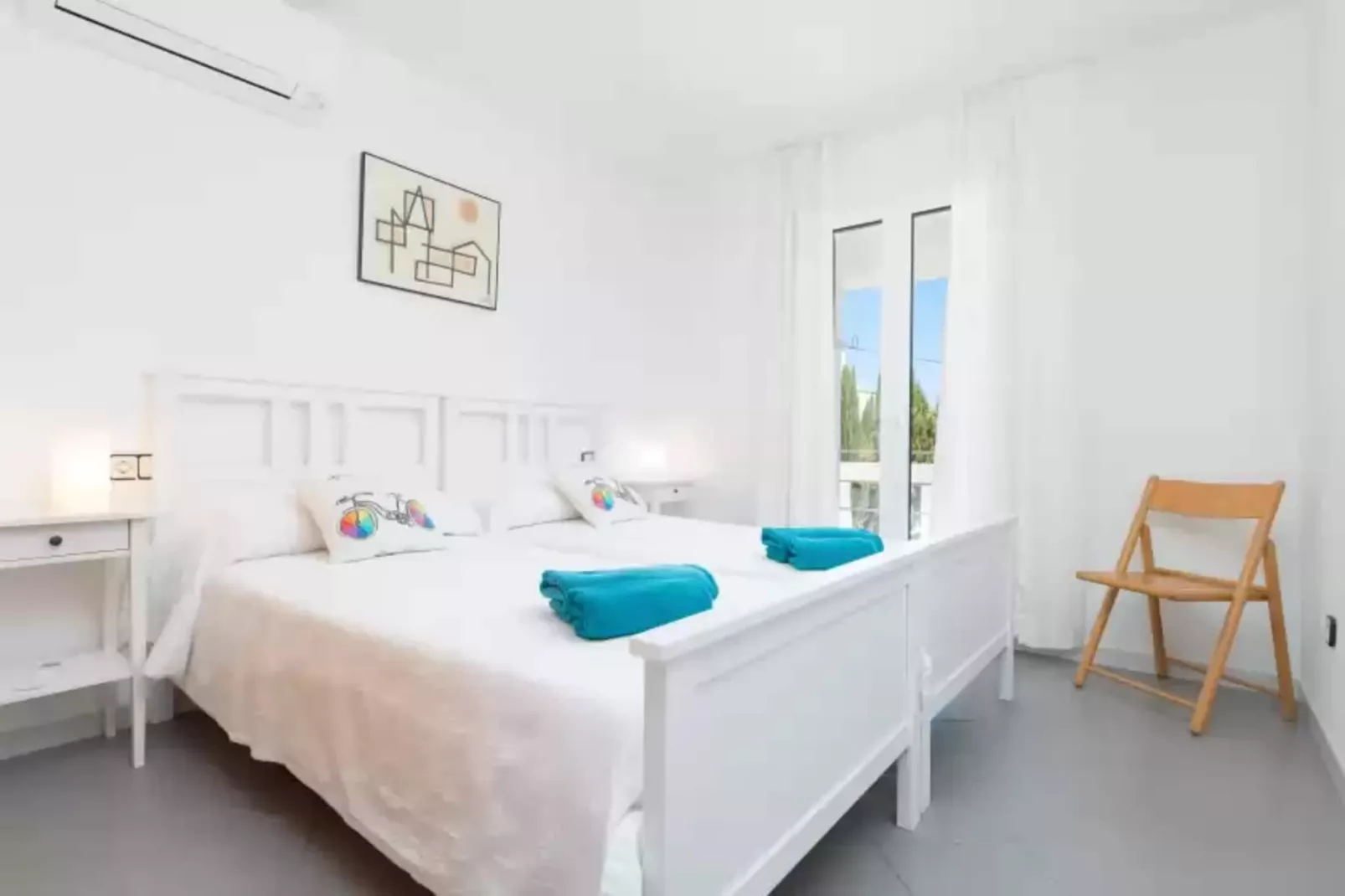 Can Roig (caldes)-Bedroom