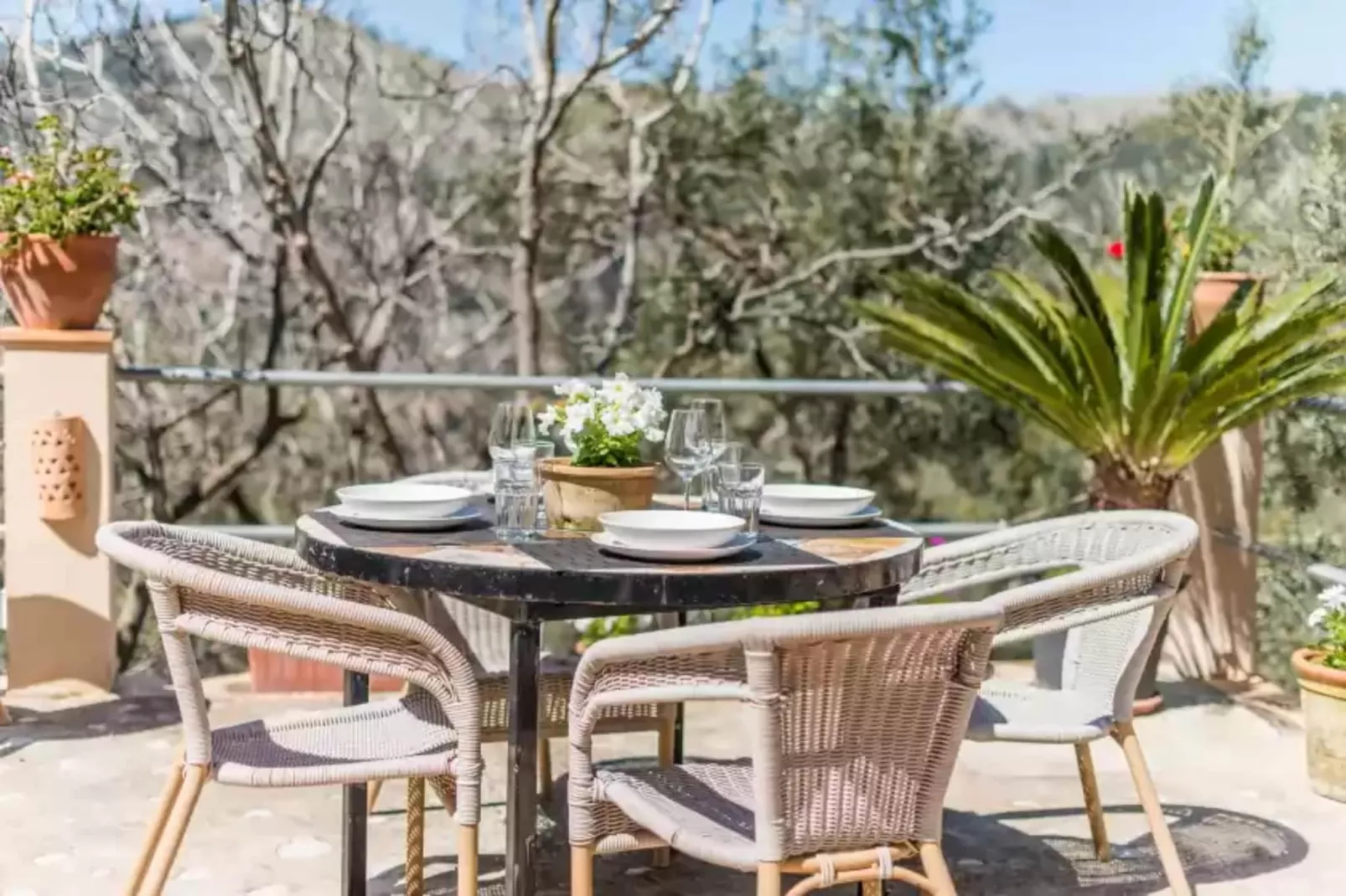 Can Mateu-Terrace balcony