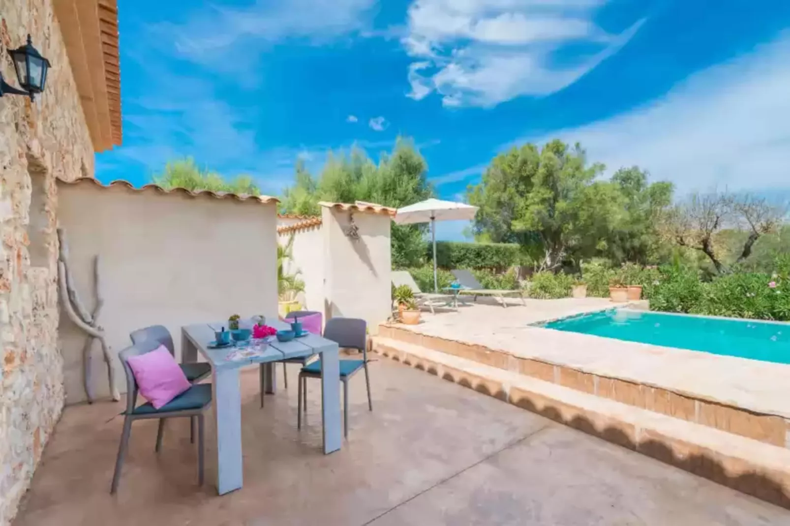 Can Pina - Eco Cascada --Terrace balcony