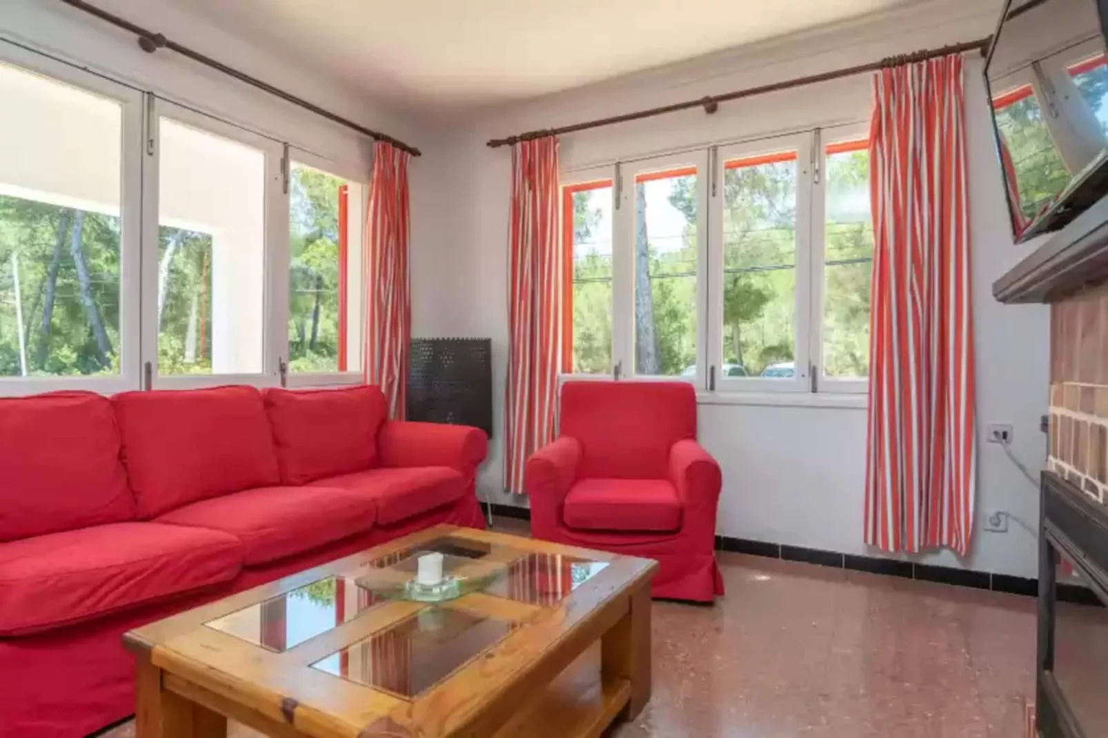 Es Pins-Living room