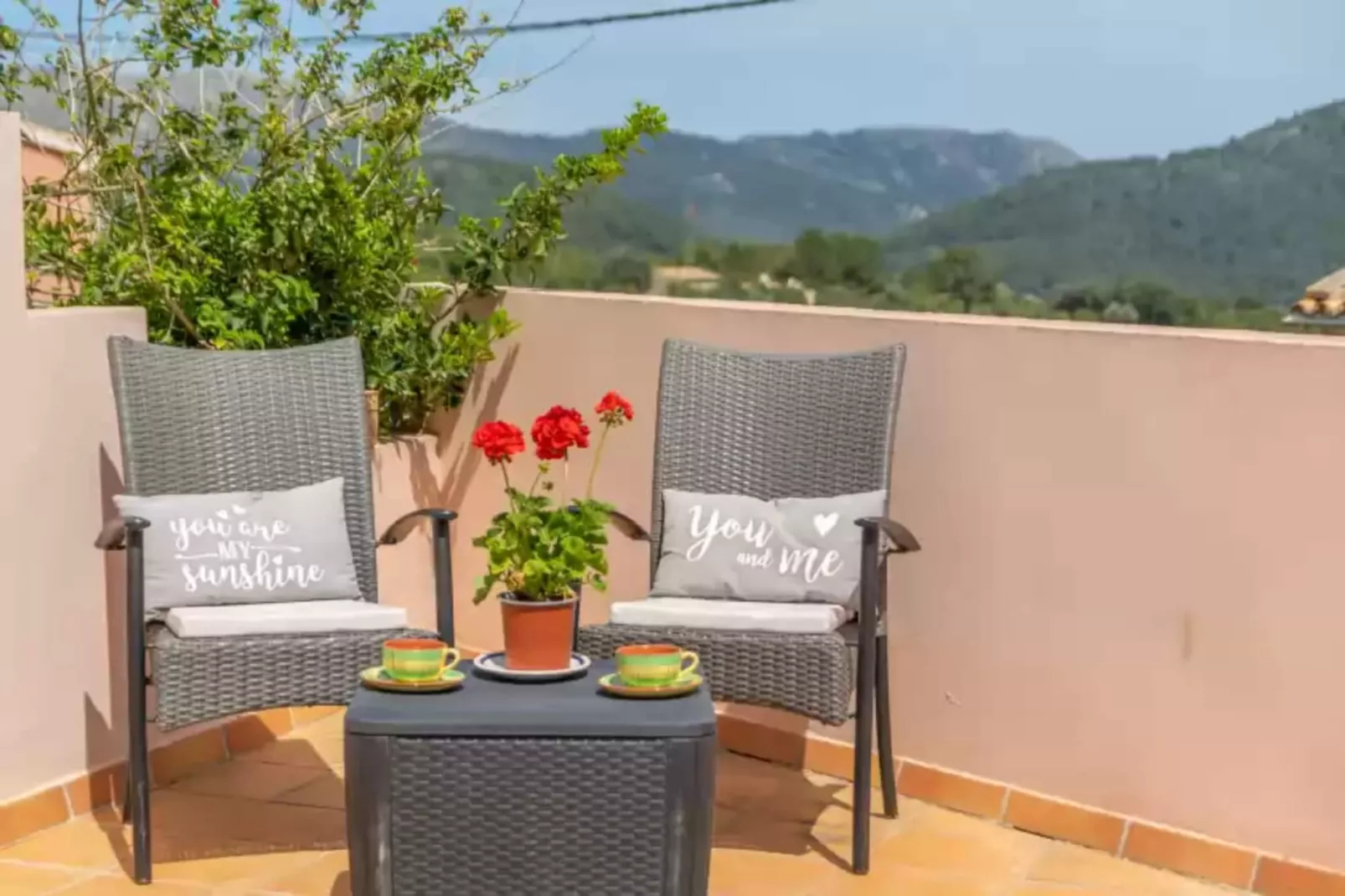 Can Vidal-Terrassenbalkon