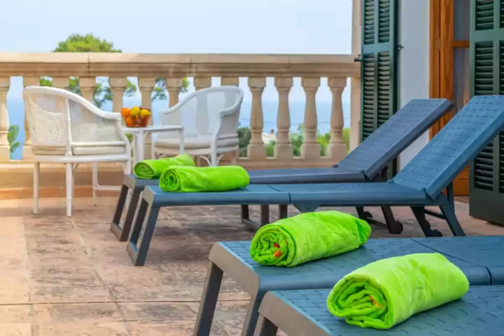 Villa Maria (port Des Canonge)-Terrace balcony
