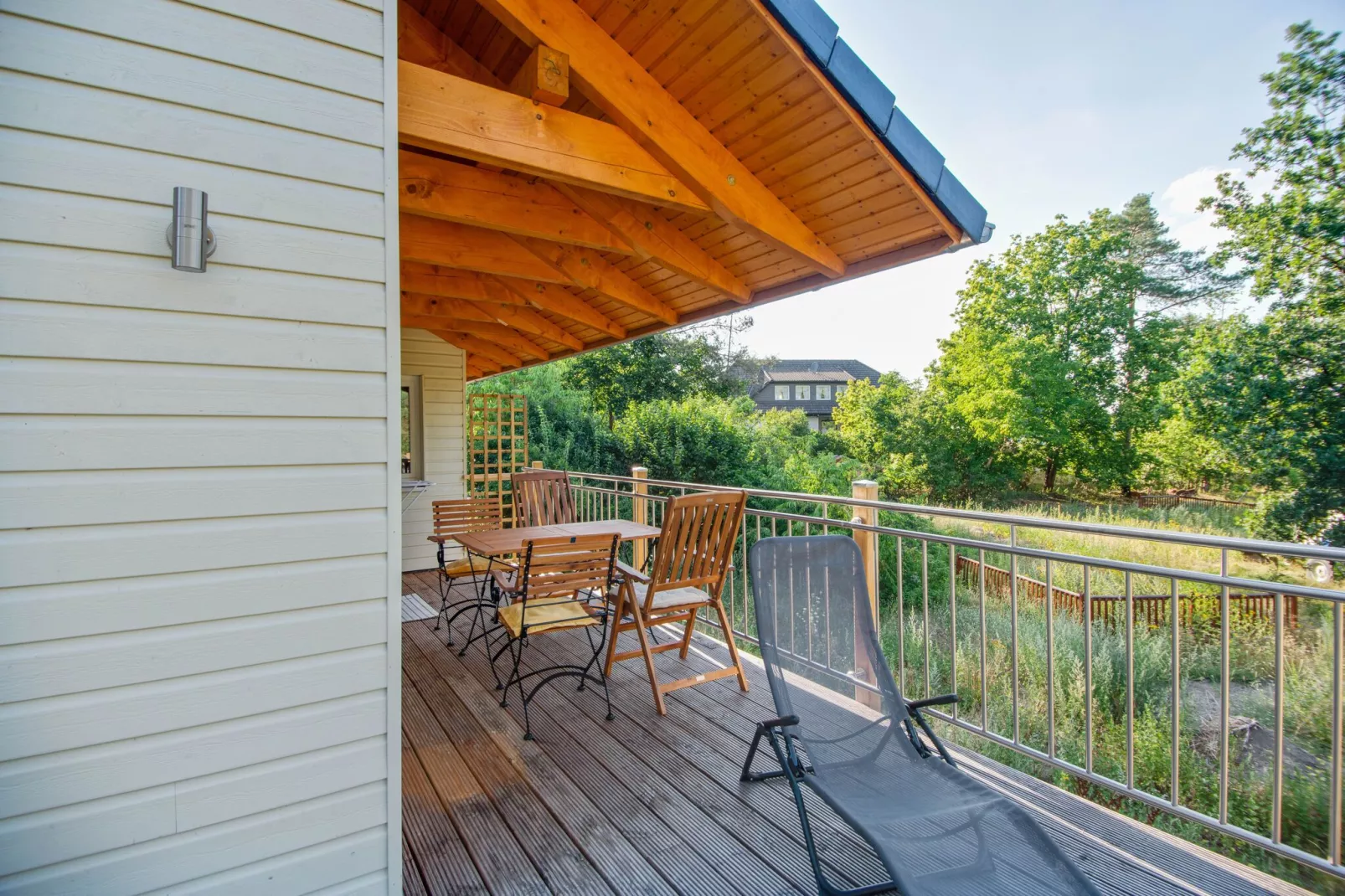 Pfahlhaus an der Aller-Terrace balcony