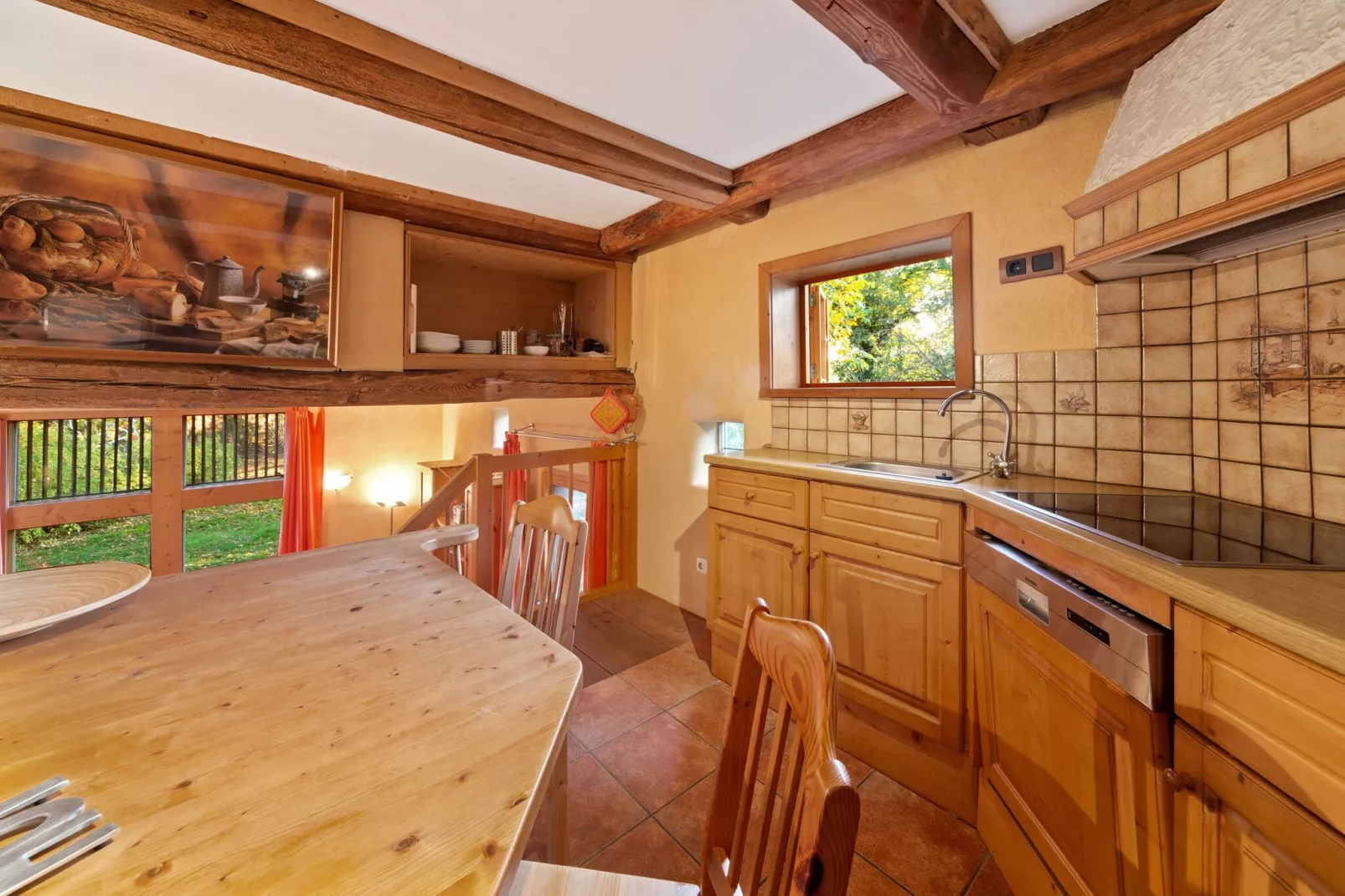 Biobauernhof-Kitchen