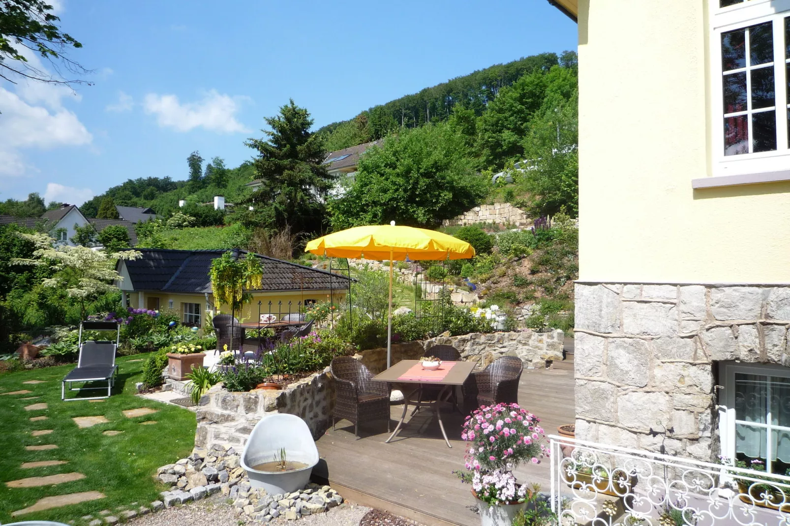 Weserbergland - Bad Pyrmont-Terrace balcony