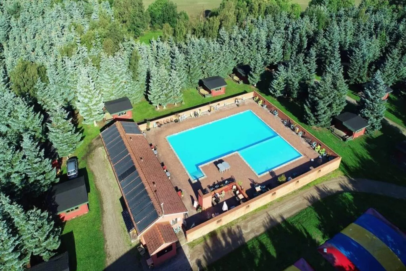 Hybel (Pavillion) til 2 personer-Schwimmbad