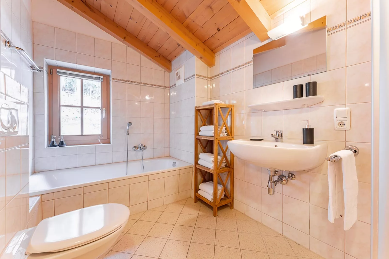 Chalets im Wald-Badezimmer