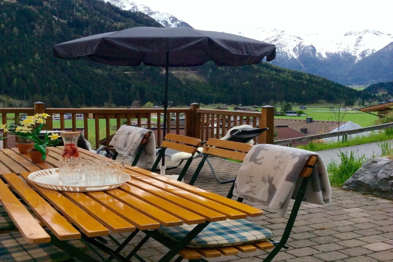 Schöneben Chalet  Hohe Tauern Blick-Terrace balcony