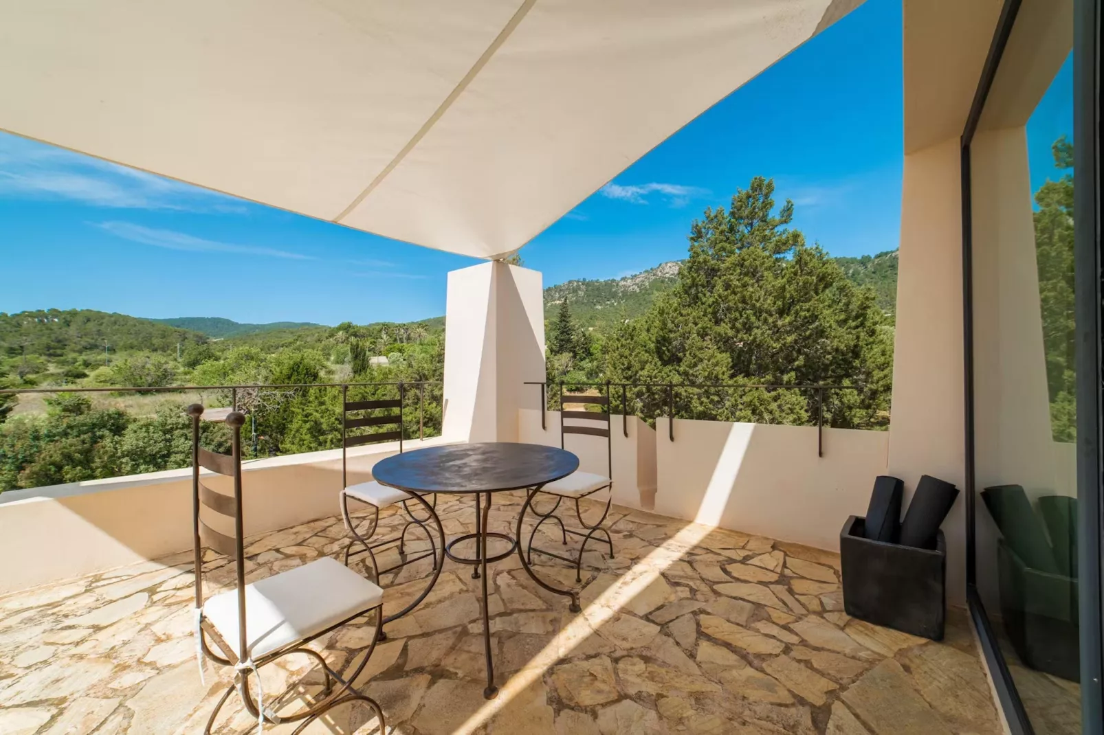 Castillo de Es Cubells-Balcon-terrasse