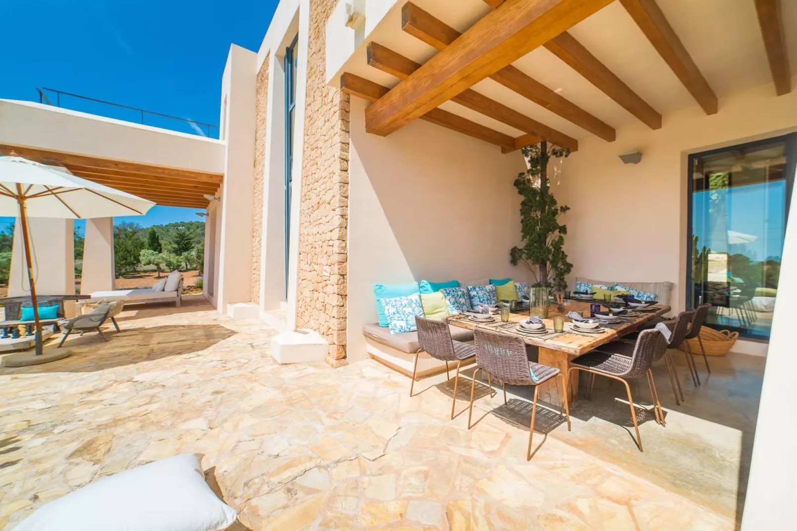 Castillo de Es Cubells-Balcon-terrasse