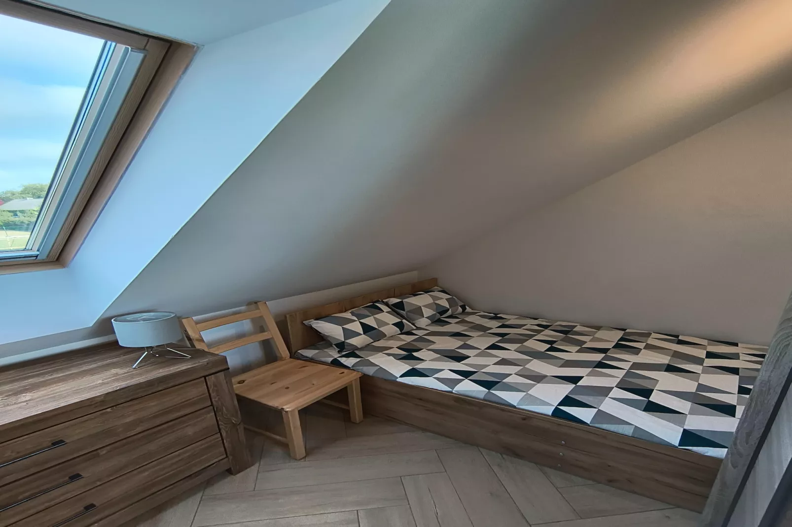 Apartament na piętrze z łóżkiem dwuosobowym-Bedroom