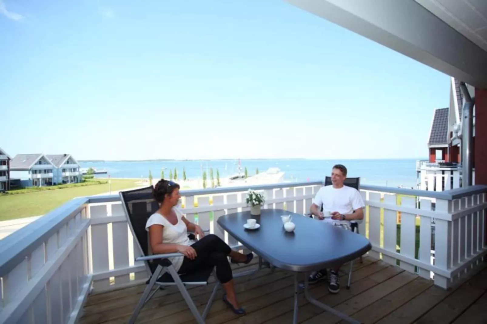 Kapitänsdeck 6 Pers 466-Balcon-terrasse