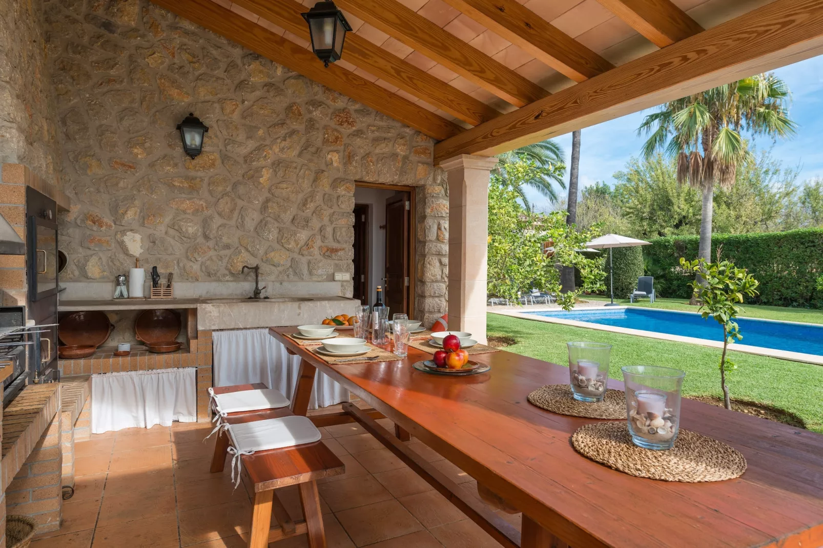 Finca Pou Nou - Außenbereich Sommer