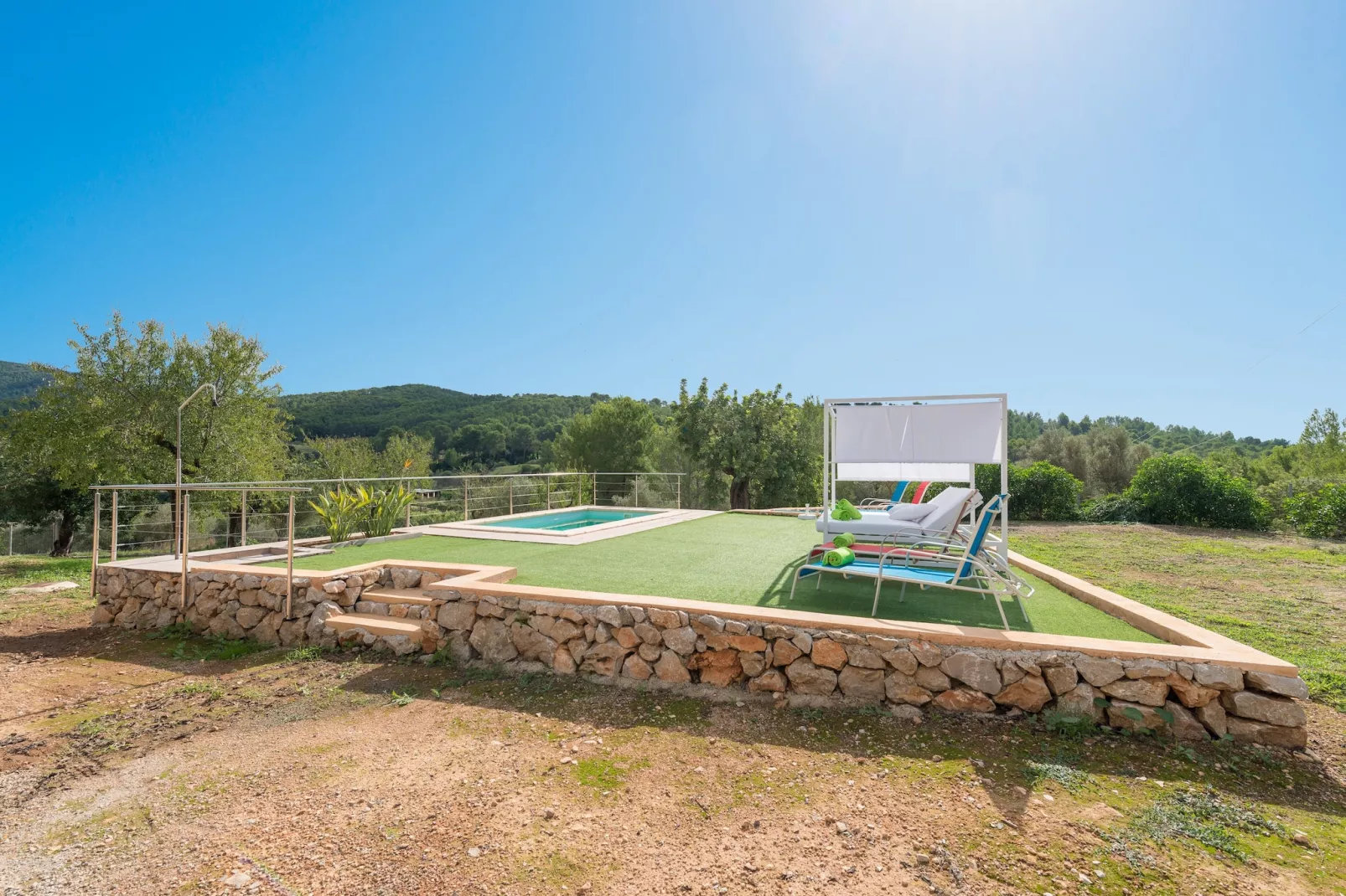 Sa Plana (villa Calvia)-Exterior summer