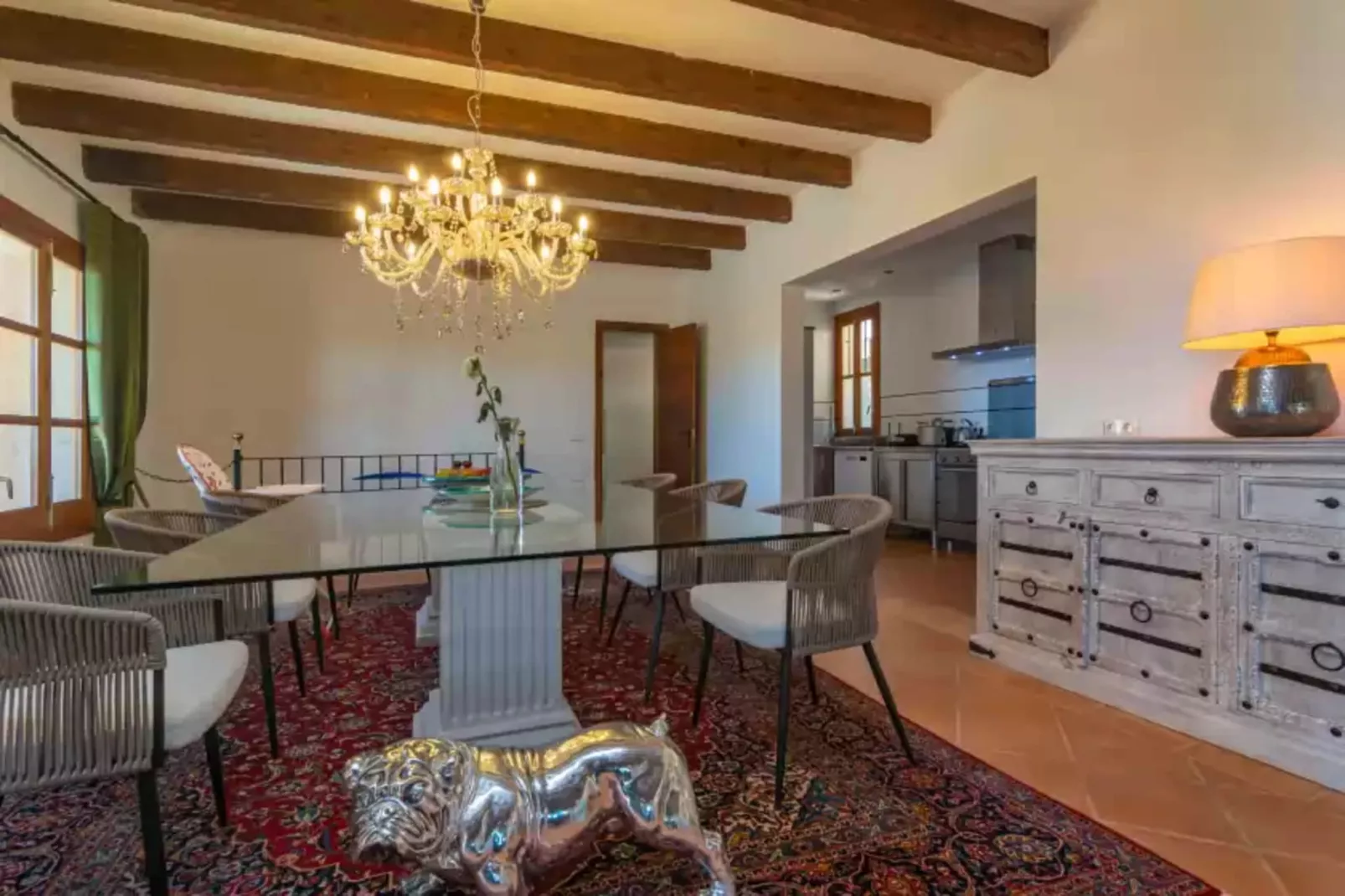 Finca Aria-Dining room