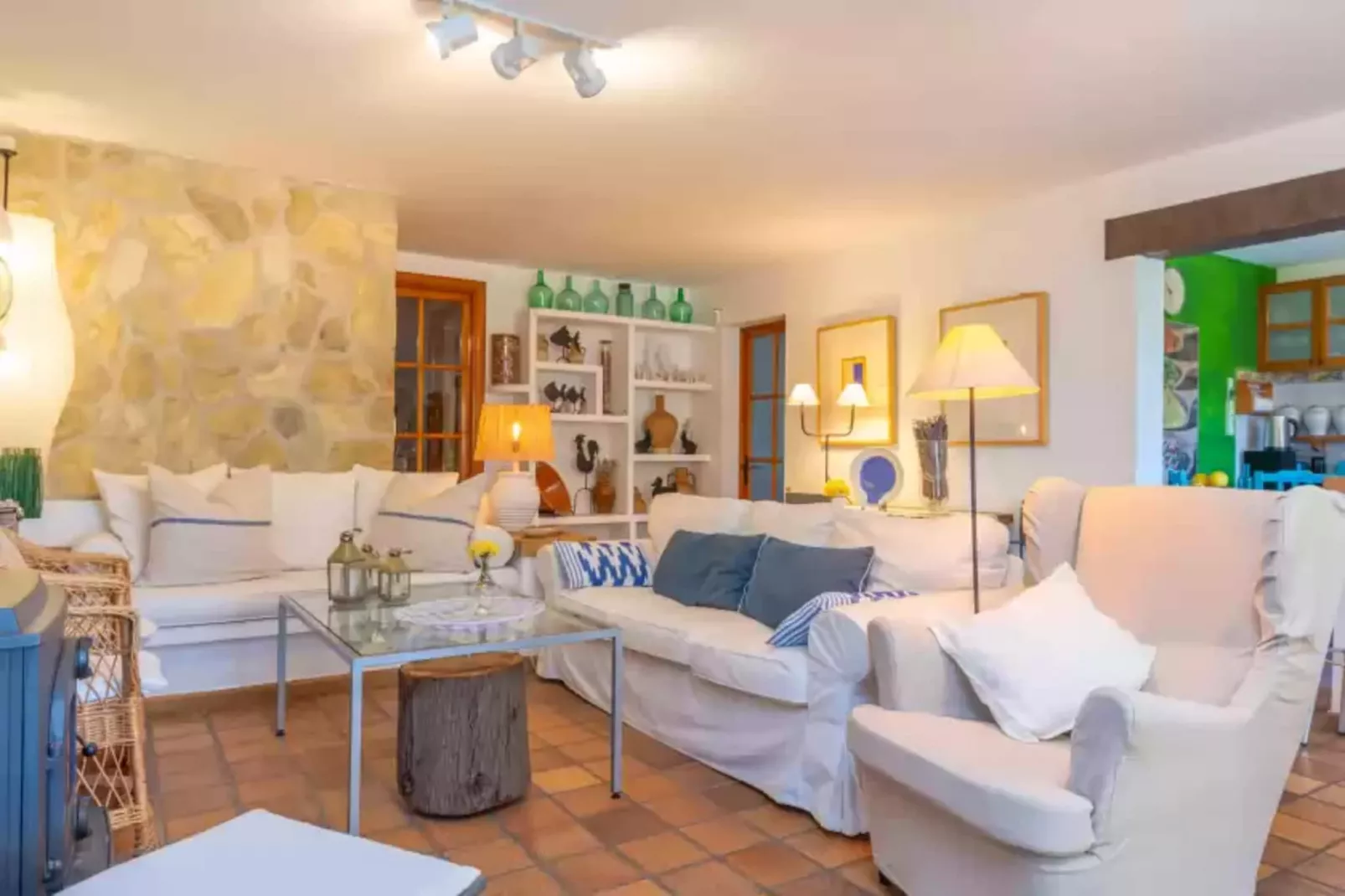 Casa S'olivaret (selva)-Salon