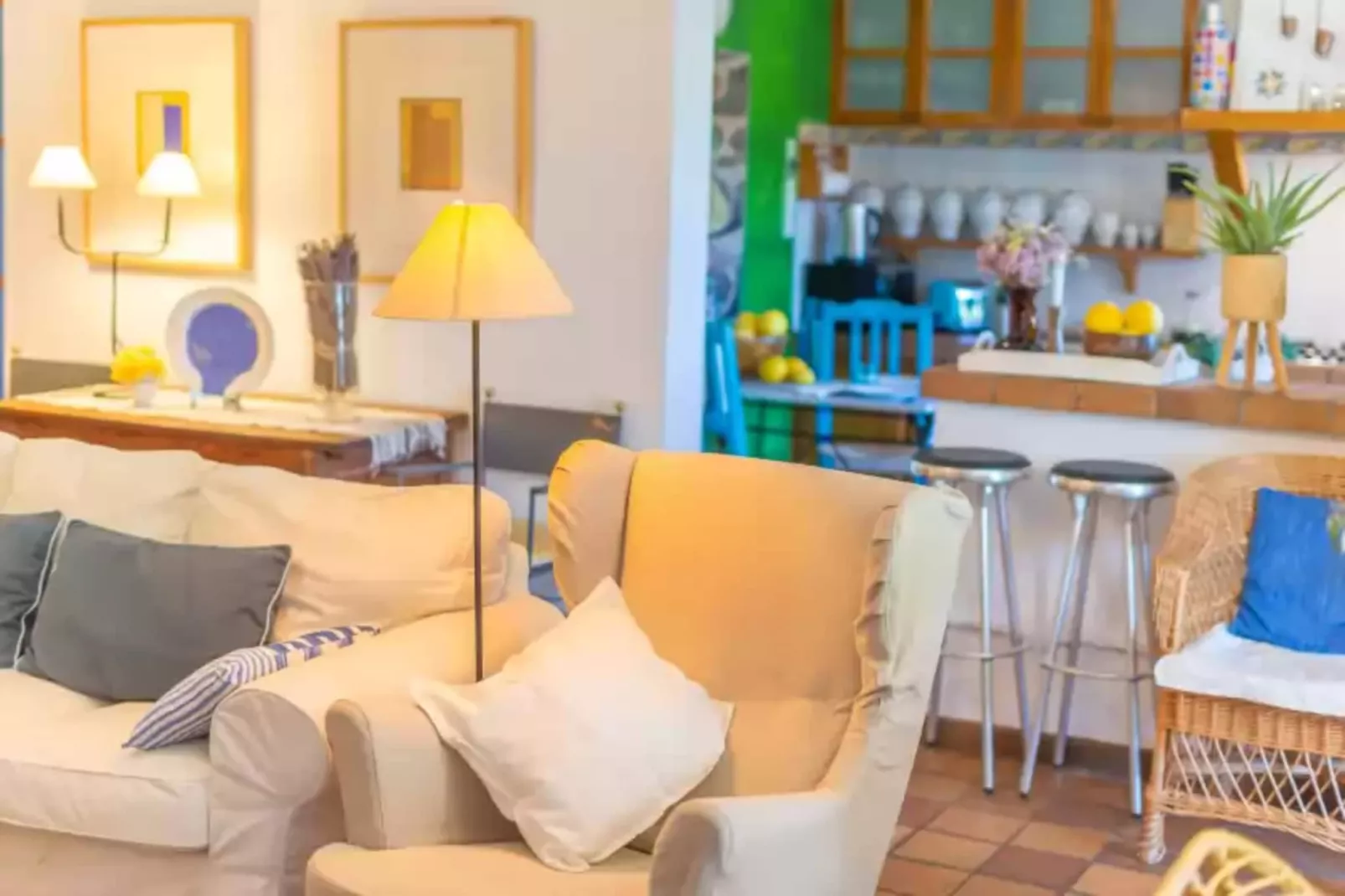 Casa S'olivaret (selva)-Salon