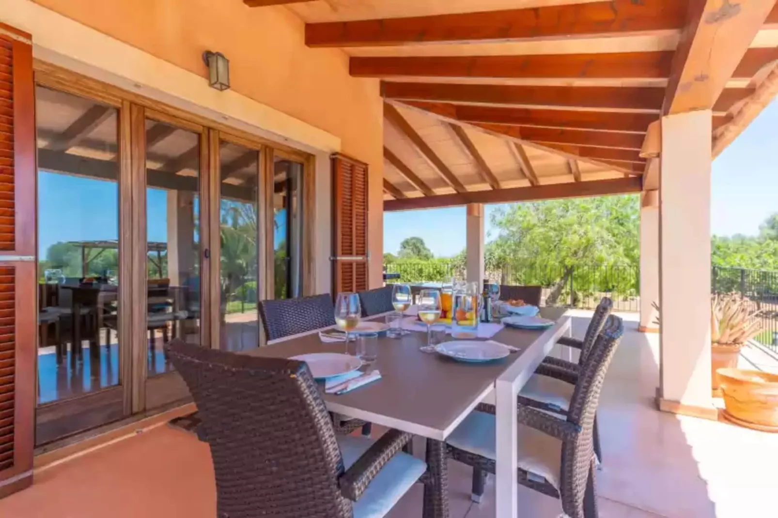 Finca Can Guillem Boquet-Esszimmer