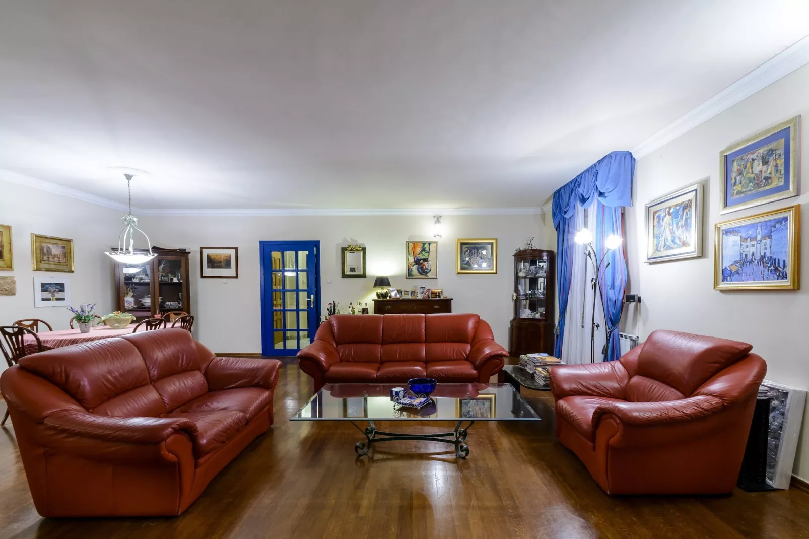 Villa Piano - Four Bedroom Villa with Terrace and Swimming Pool-Living room
