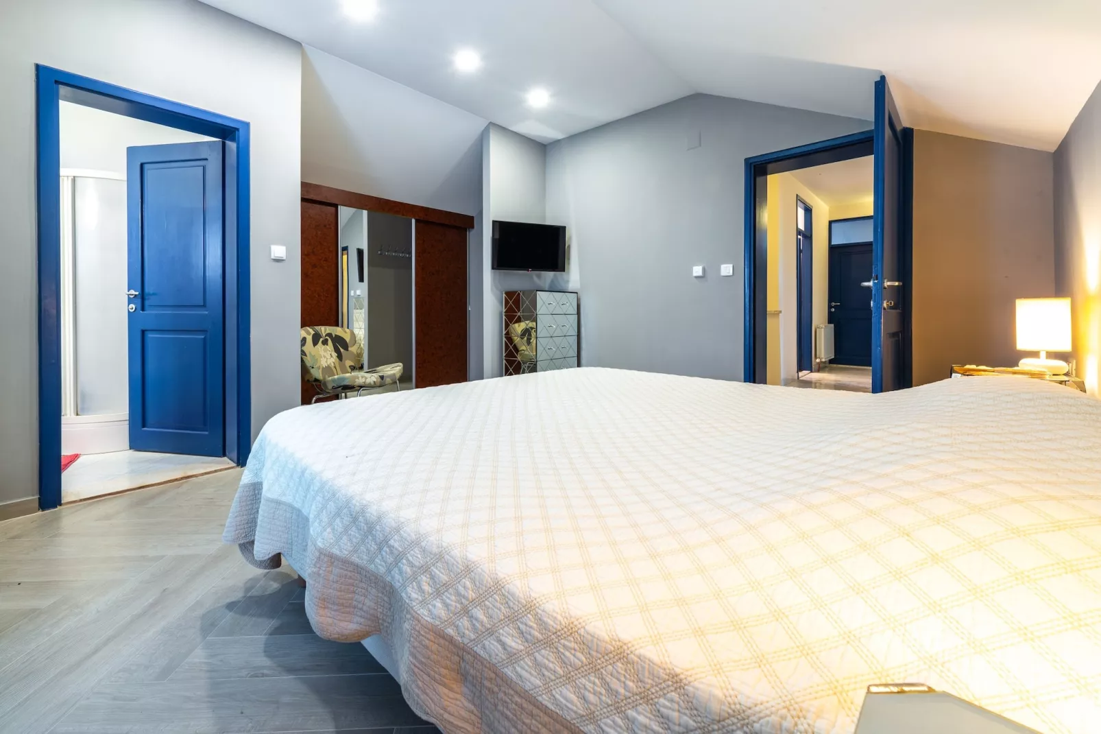 Villa Piano - Four Bedroom Villa with Terrace and Swimming Pool-Bedroom