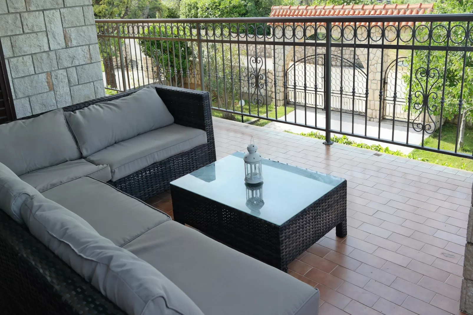 Holiday House Holek-Balcon-terrasse
