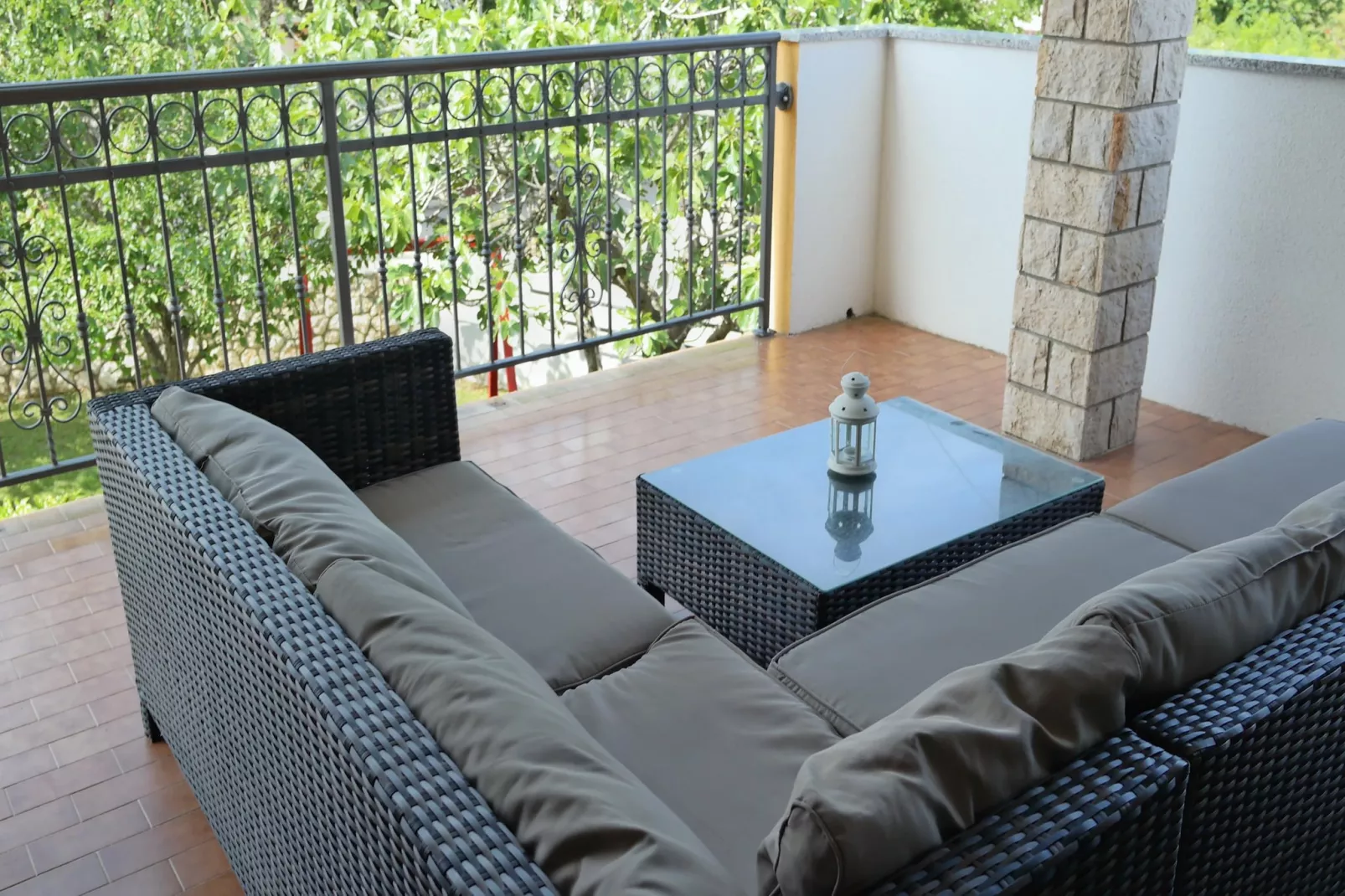 Holiday House Holek-Balcon-terrasse