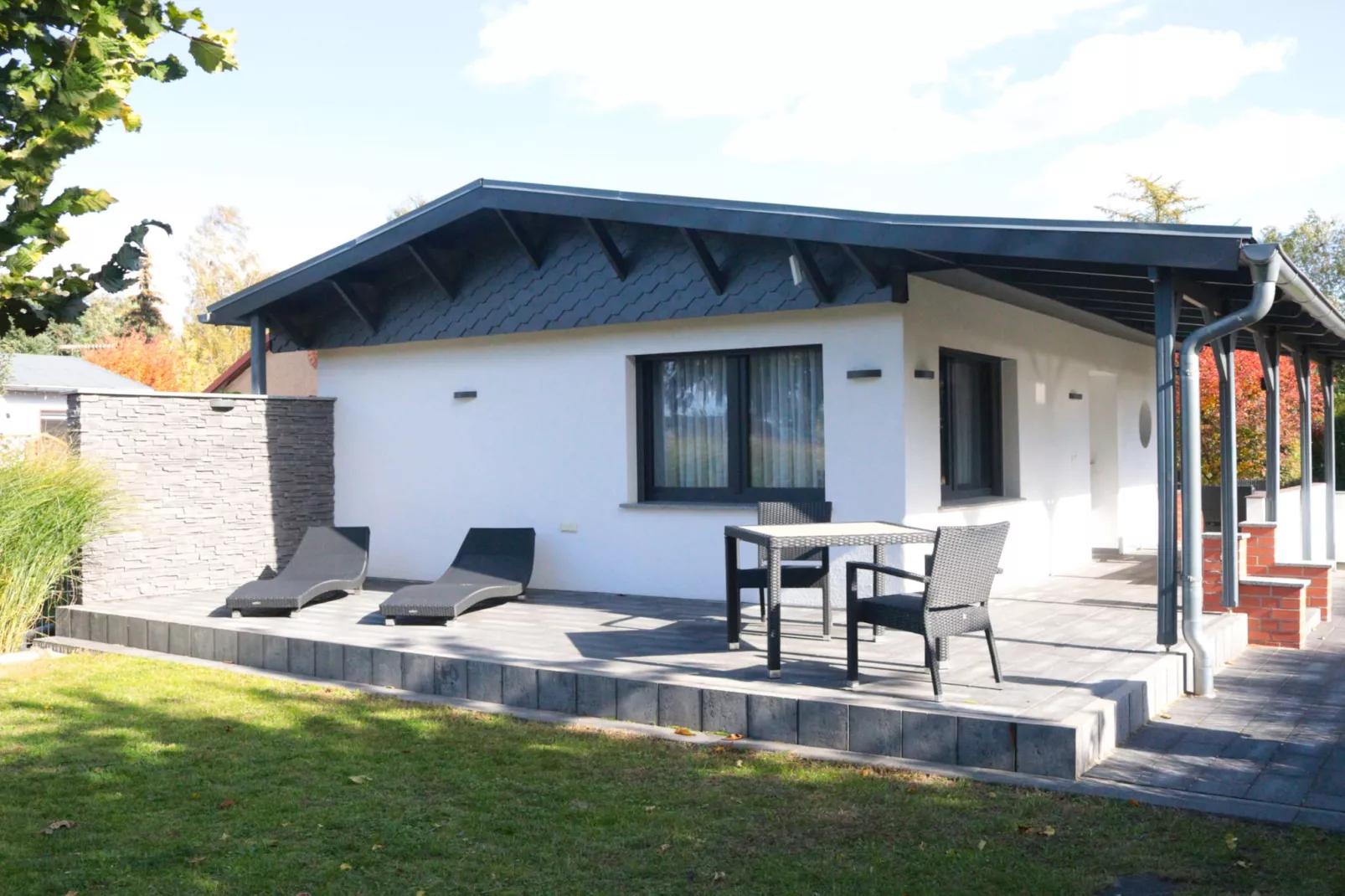 Ferienhaus mit Wasserblick 3 Pers-Exterior summer