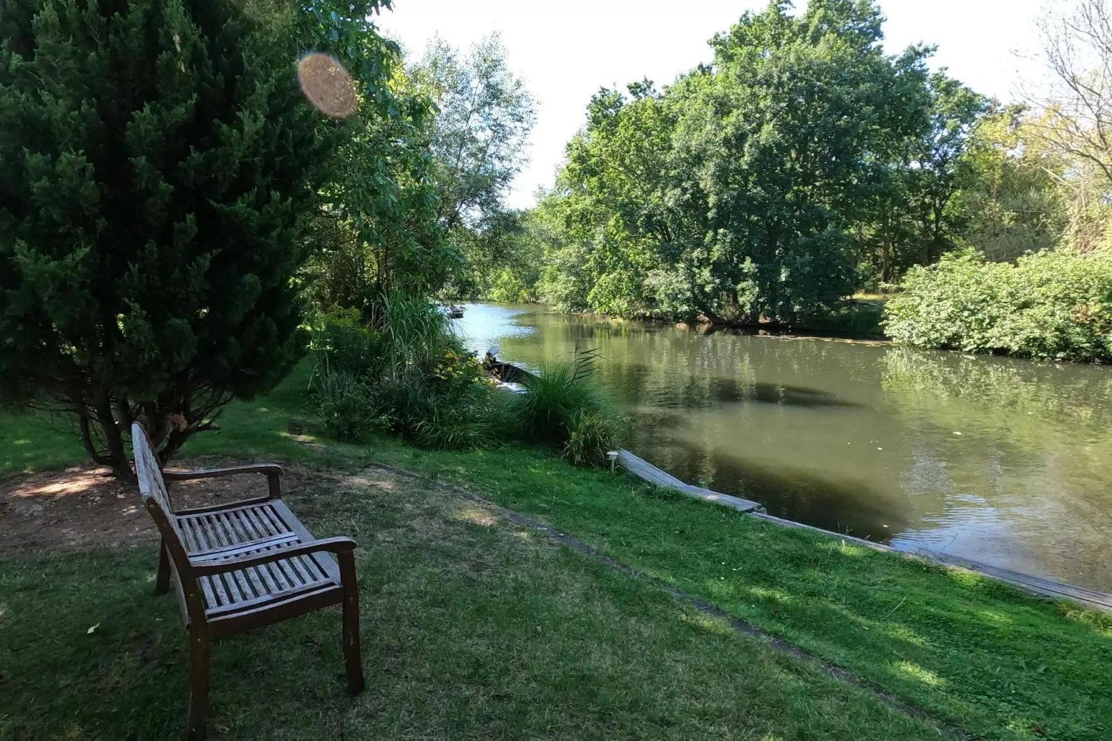 Ferienhaus mit Wasserblick 3 Pers-View summer