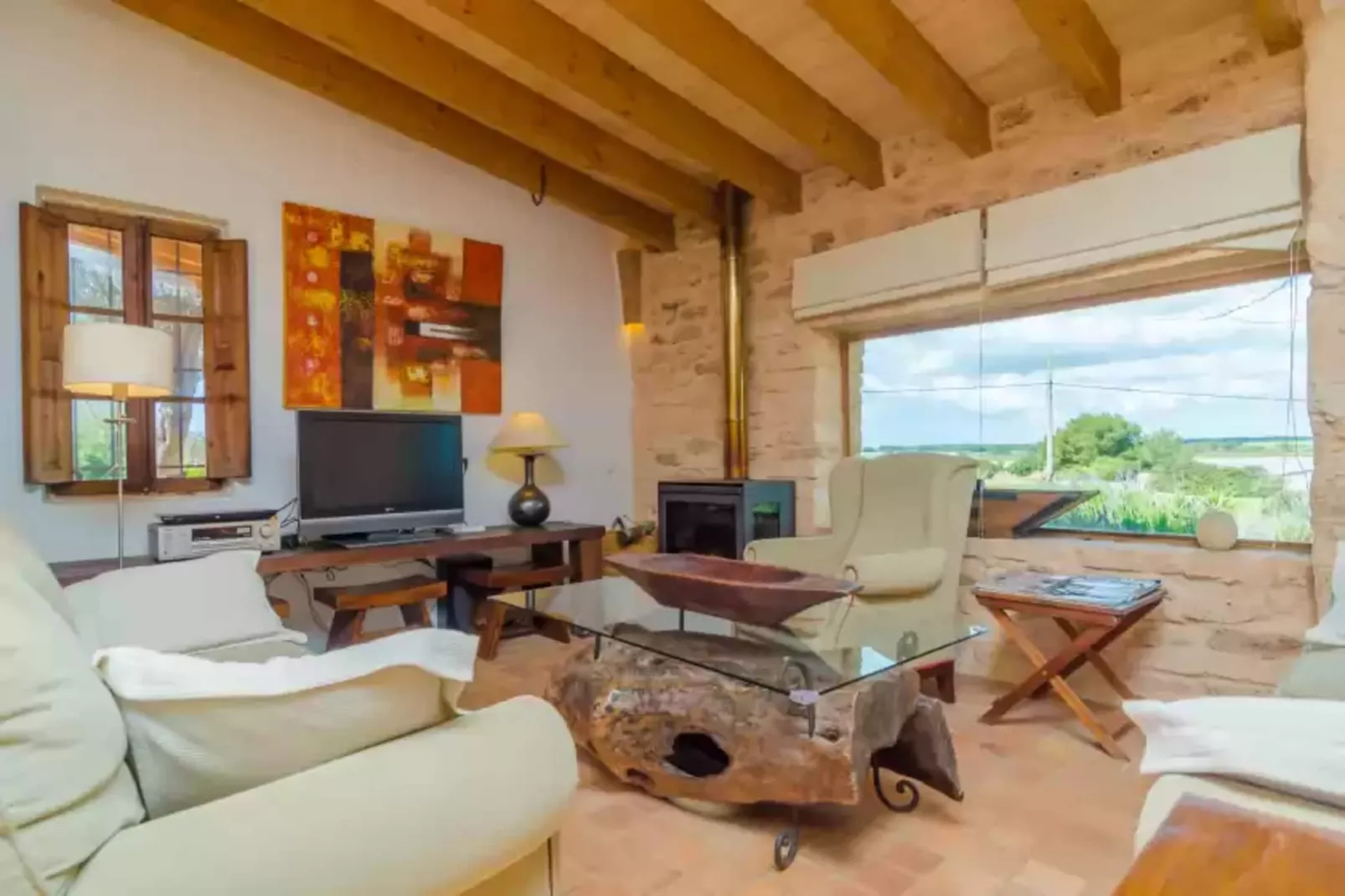 Villa Es MolÍ Des Trenc-Living room