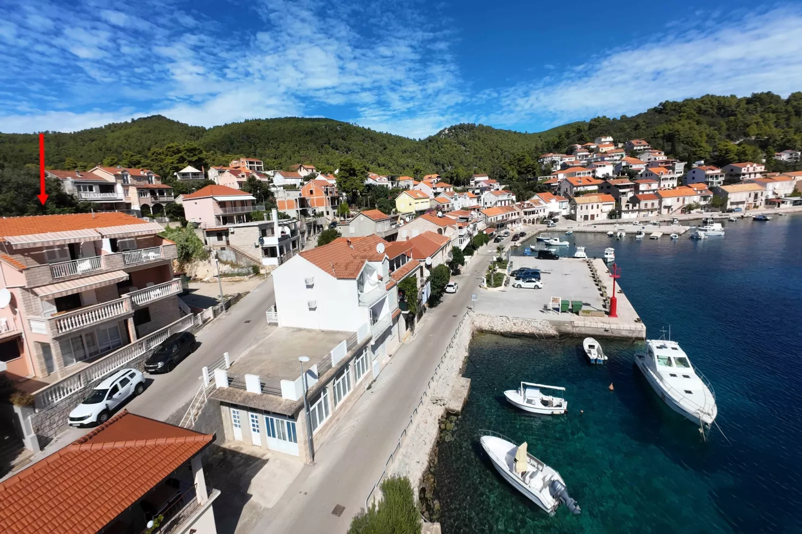 Apartments Kuzma - One-Bedroom Apartment with Balcony and Sea View-Outdoor