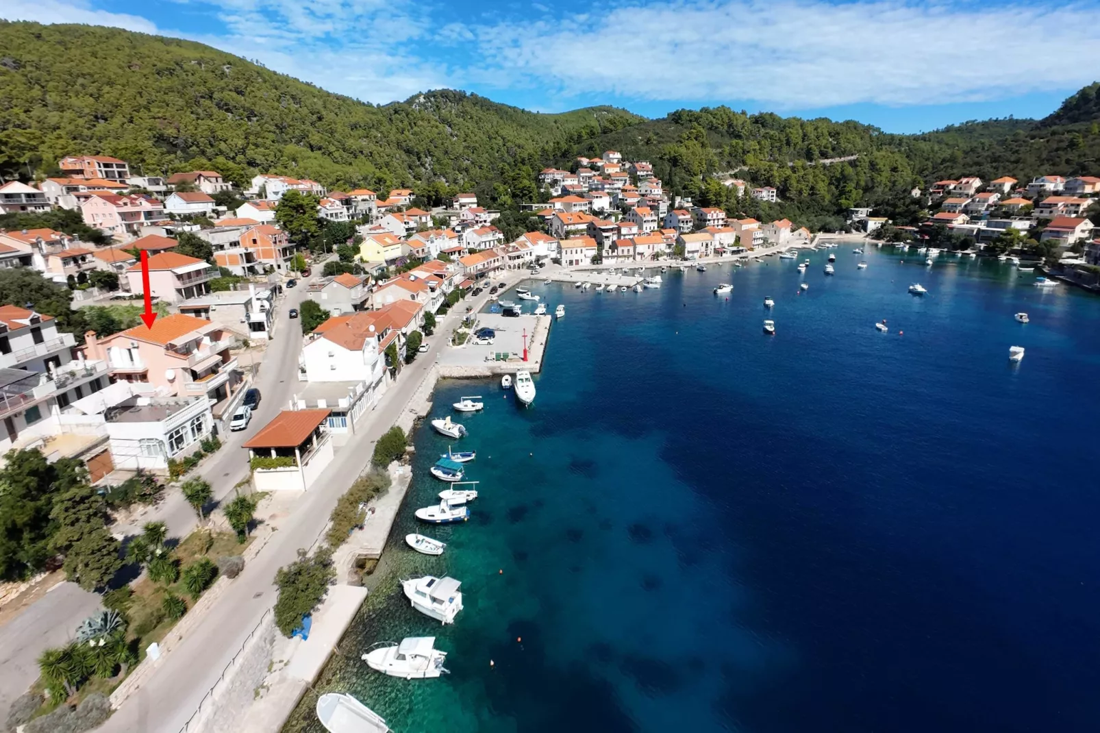 Apartments Kuzma - One-Bedroom Apartment with Balcony and Sea View-Outdoor