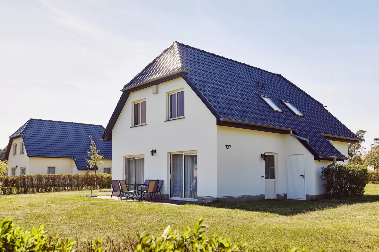 Doppelhaushälfte Typ V 80 qm-Exterior summer