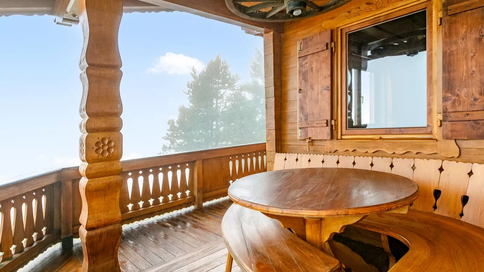 Hütte zum Dillental-Terrace balcony