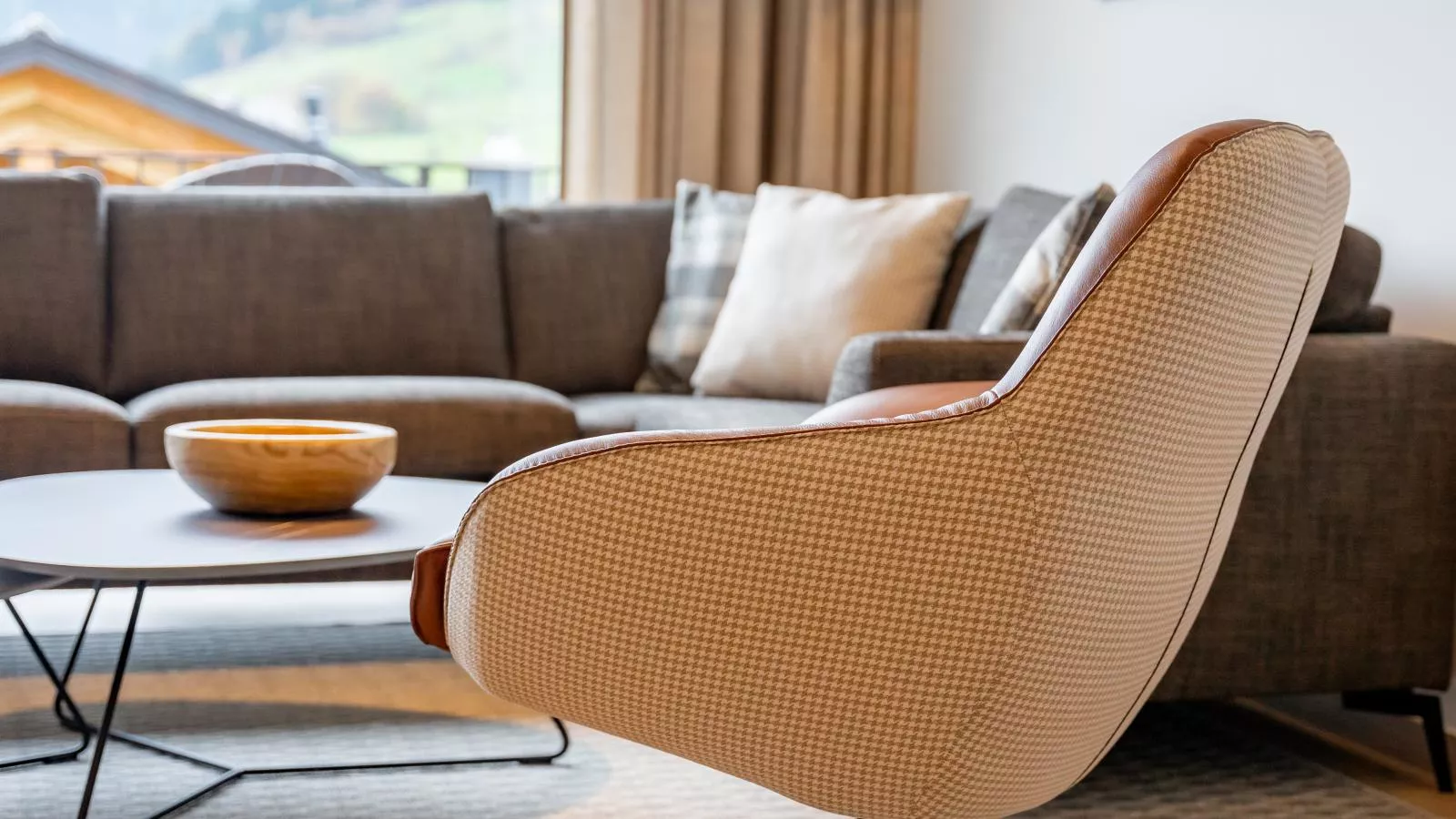 Grebenzen Lodge Starnberg 60B-Living room