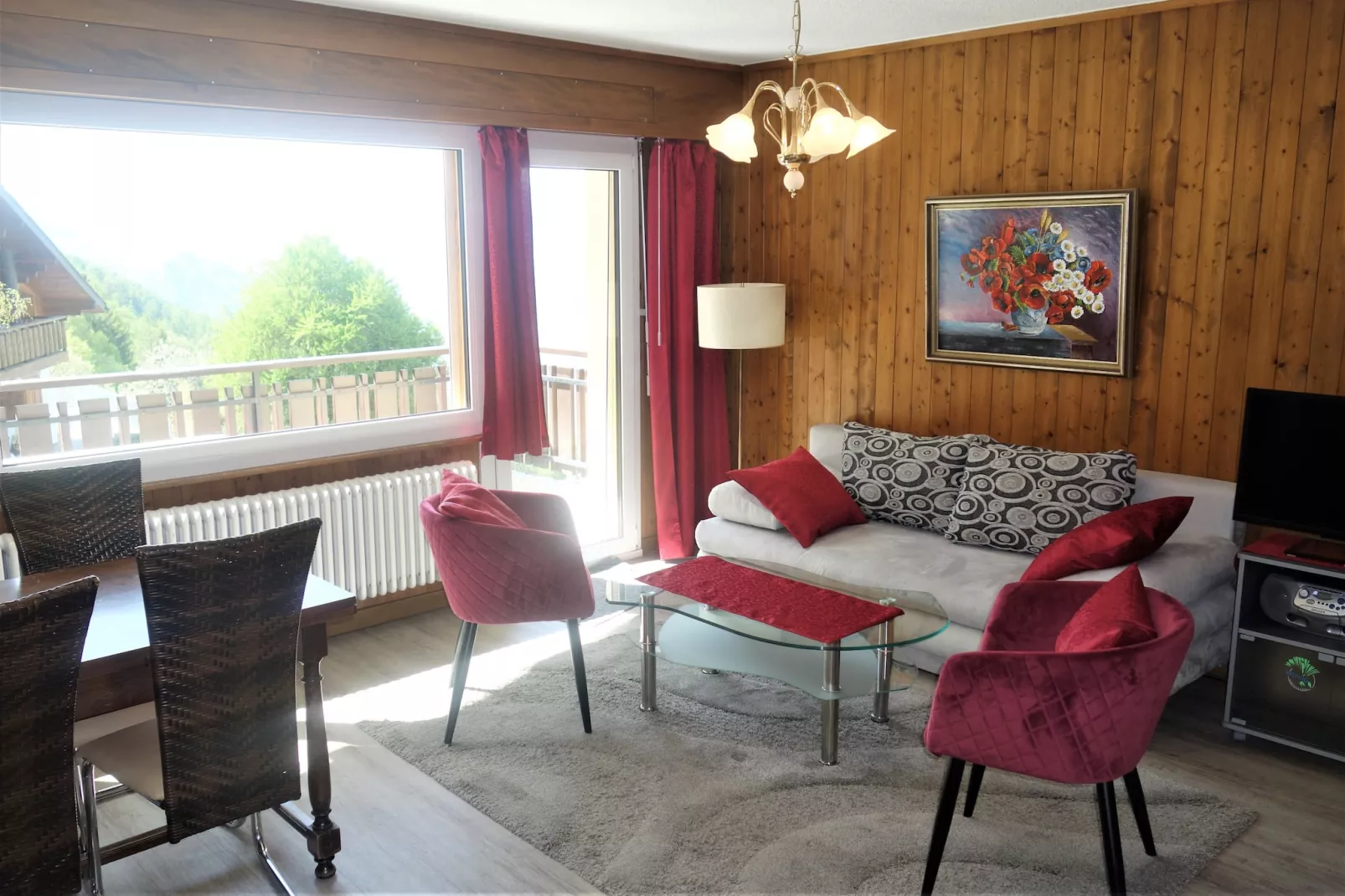 Magrappé M 647 - SKI LIFT apartment 5 pers-Living room
