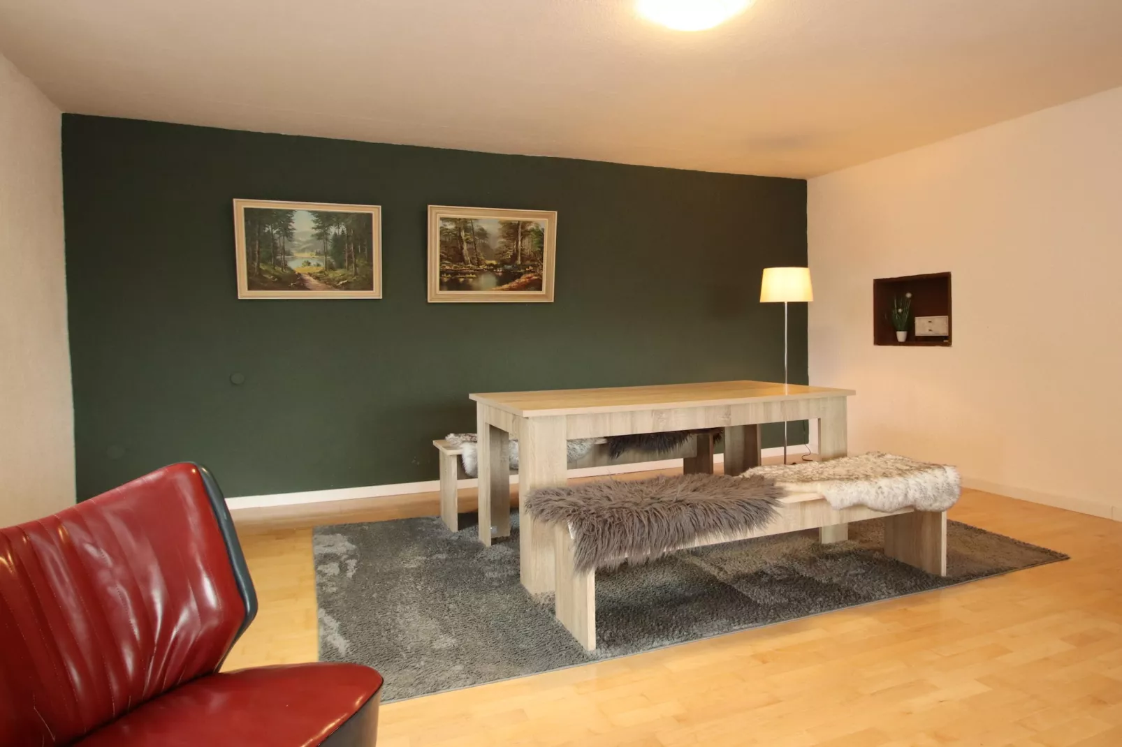 Kombination Bärenhütte  Hirschblick 10 Erw 2 Kinder-Living room
