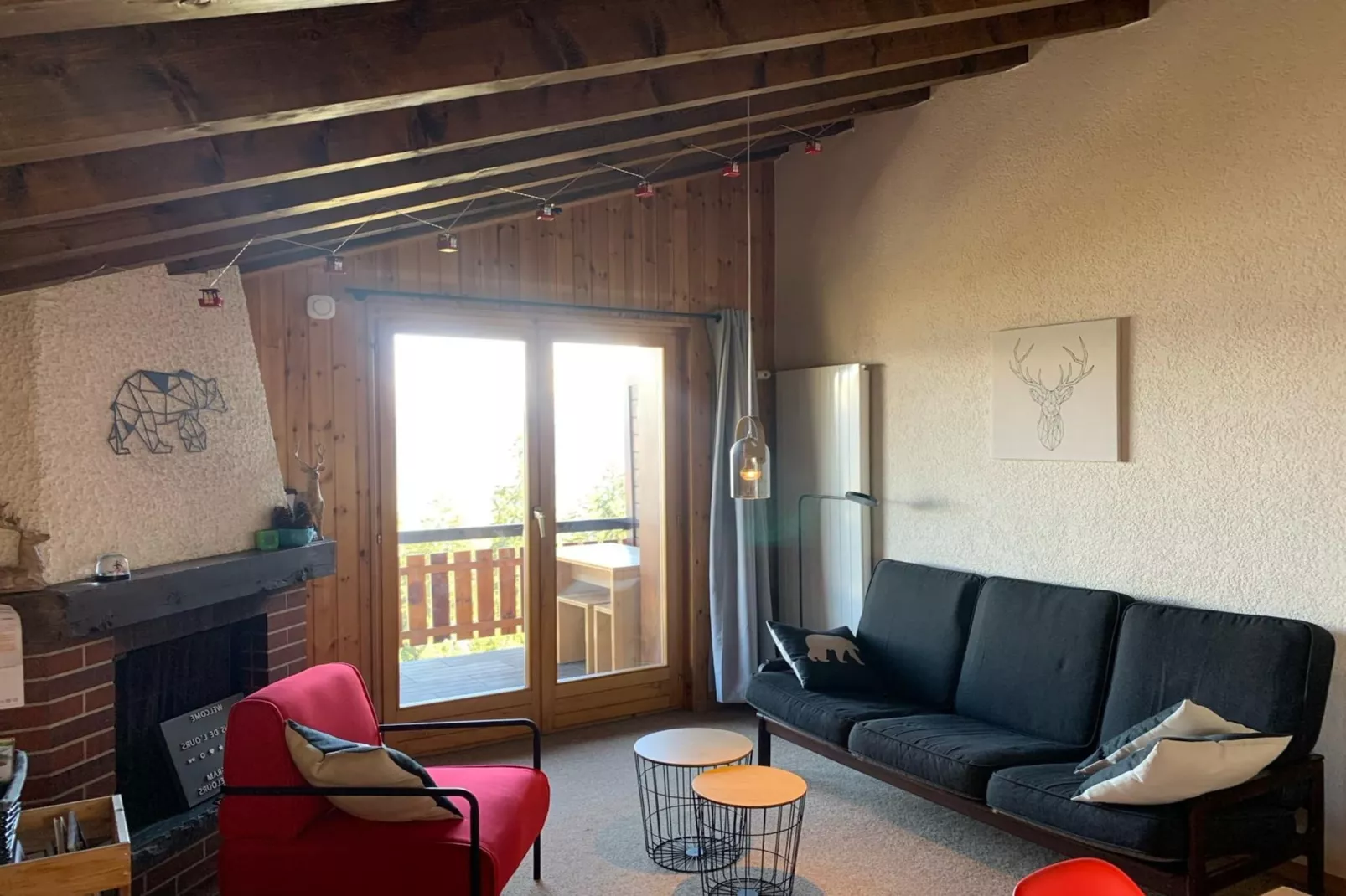 Mayens de l'Ours CZ 030 - MOUNTAIN apartment 6 per-Living room